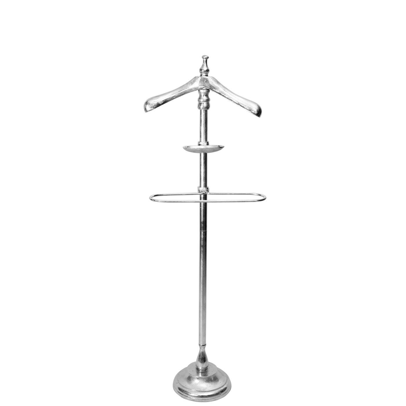 baario Стойка камердинера Стойка камердинера DELLE mit Ablage, Metall Antik Design Kleiderbutler Dressboy