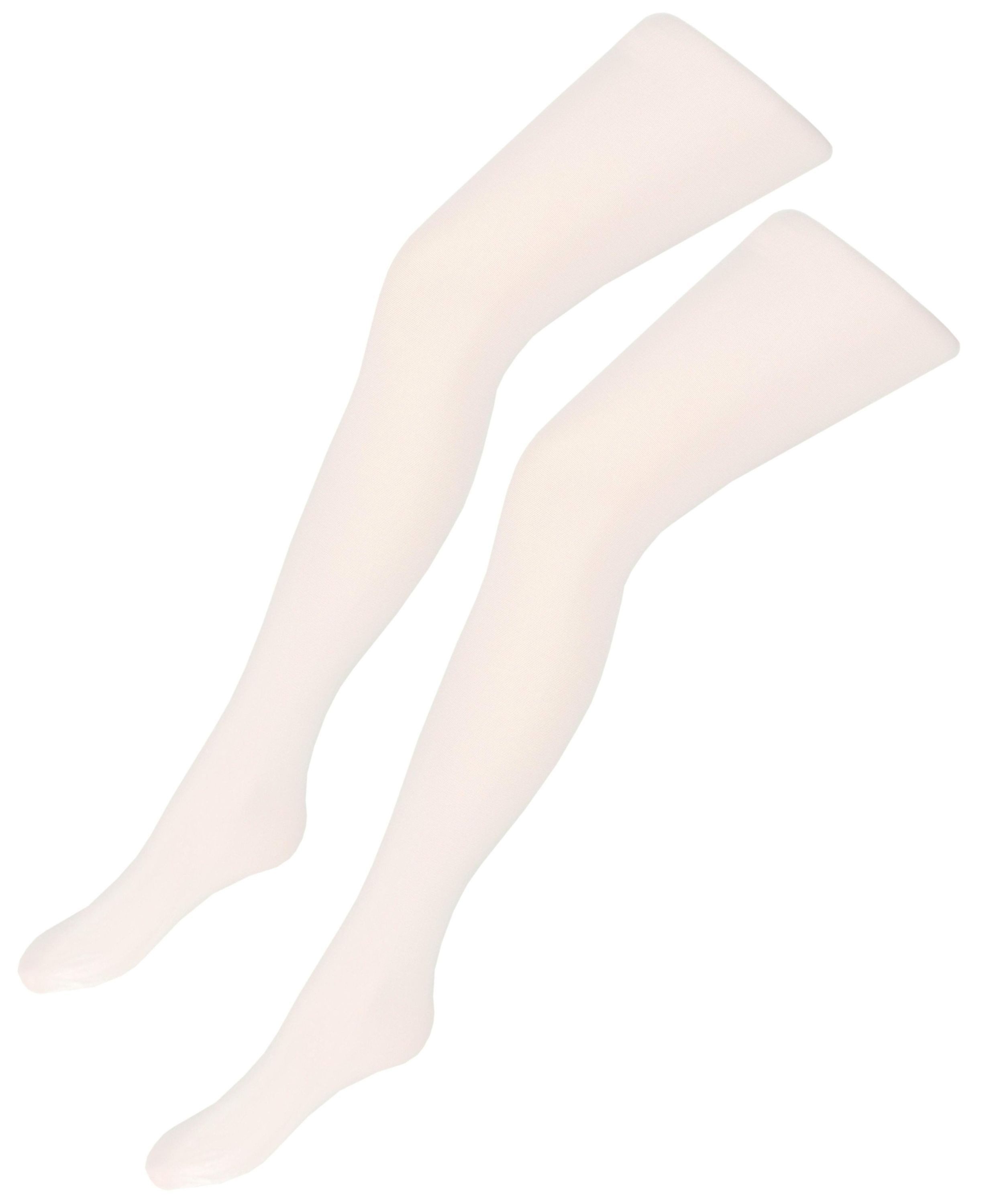 TupTam Strumpfhose Mädchen Feinstrumpfhose Microfaser 40 DEN 2er Pack