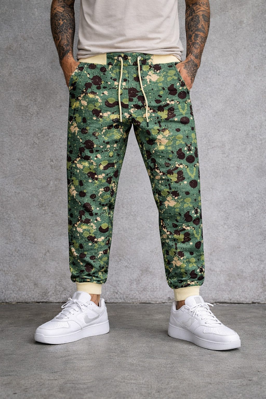 Mosranic Jogginghose Herren Baggy Hose "SPLASH" Trainingshose Fitness Gym S günstig online kaufen