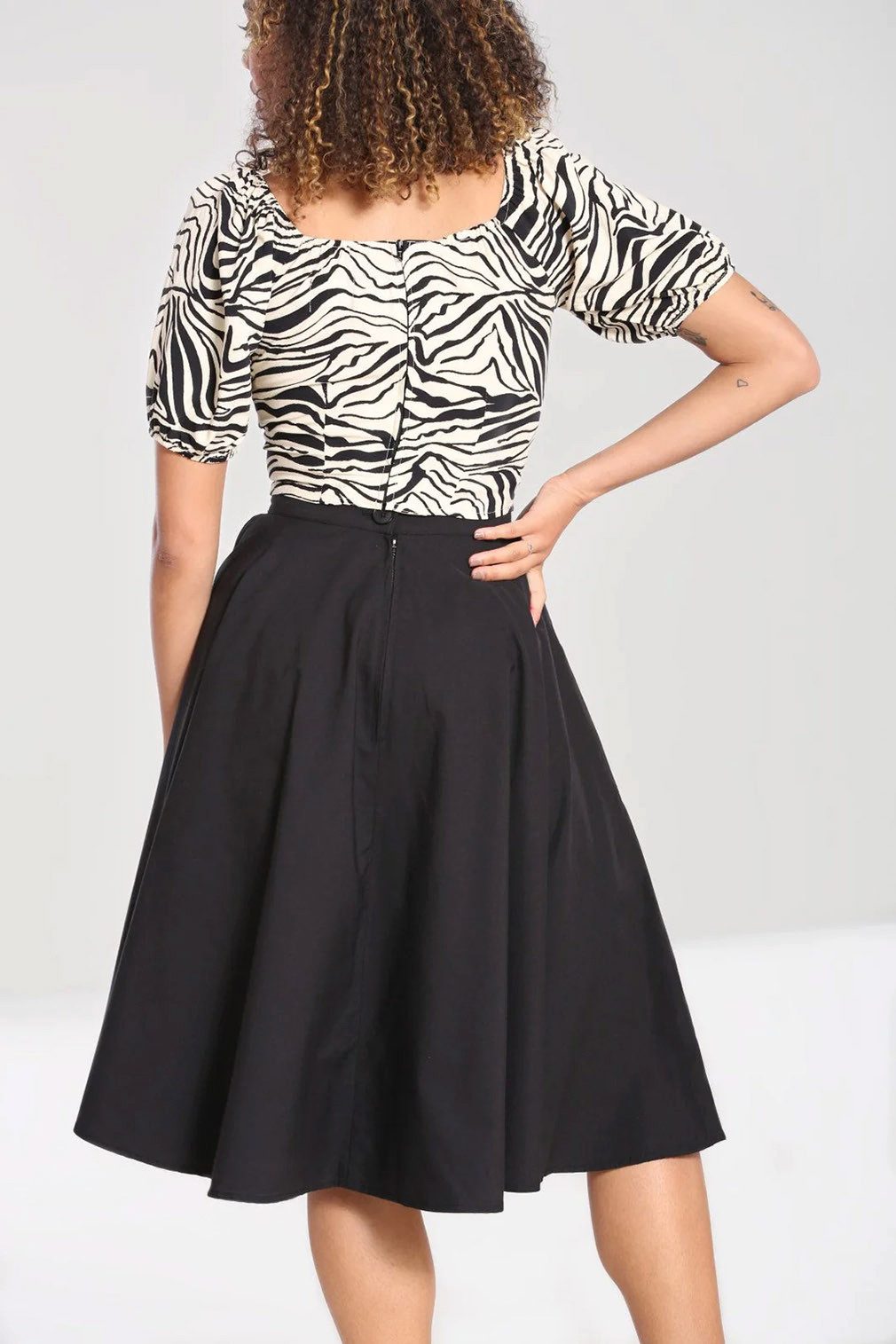 Hell Bunny A-Linien-Rock Abi 50's Skirt günstig online kaufen