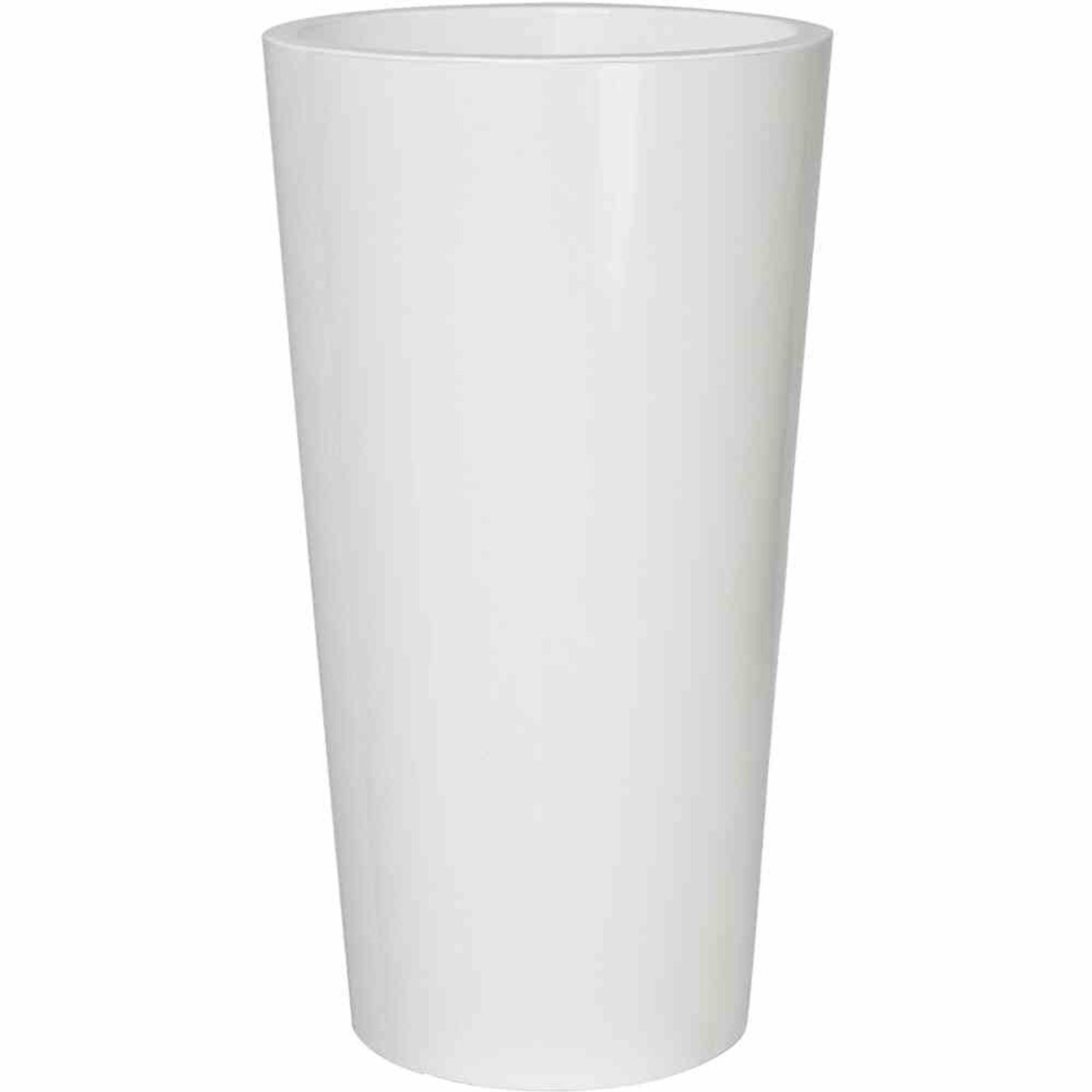 euro3plast Pflanzkübel Pflanztopf TUIT 33 cm weiß