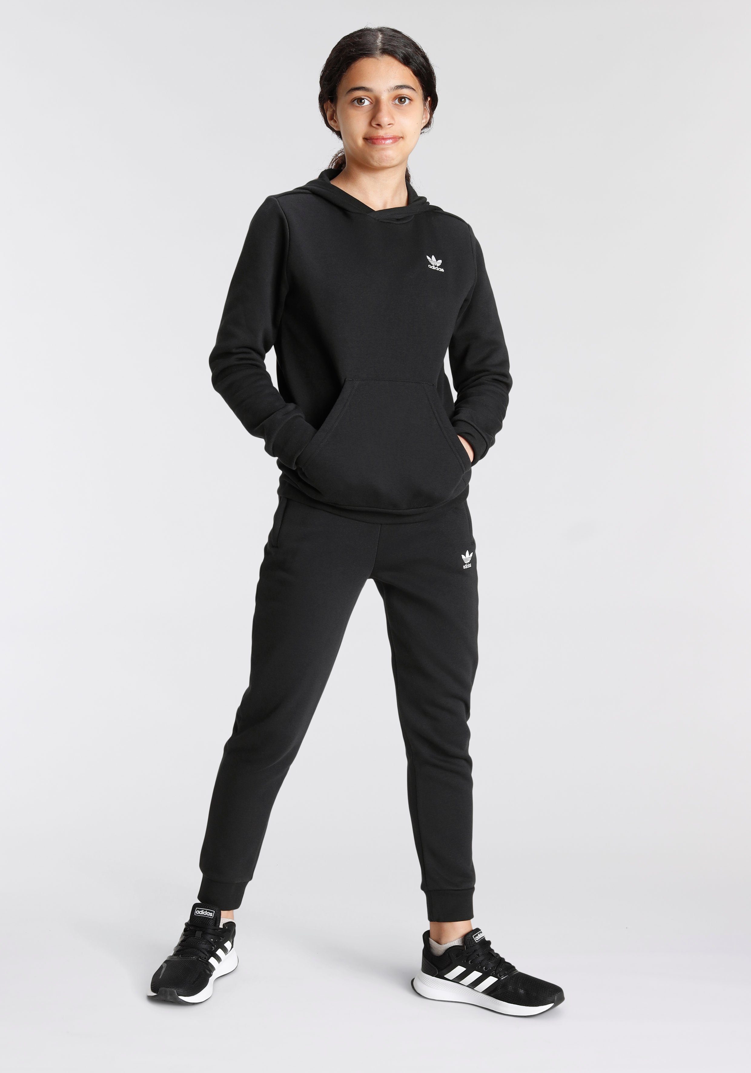 adidas Sweatshirt HOODIE Black Originals White /