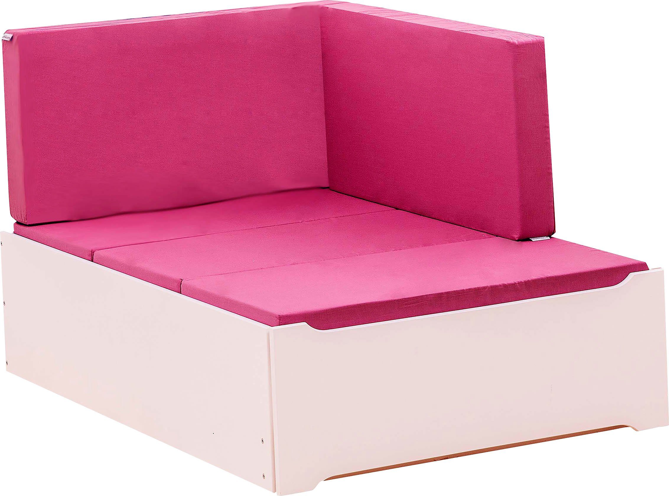 5-tlg. Hoppekids Power», «Flower Matratze Lounge-Sofa Kinderbett mit