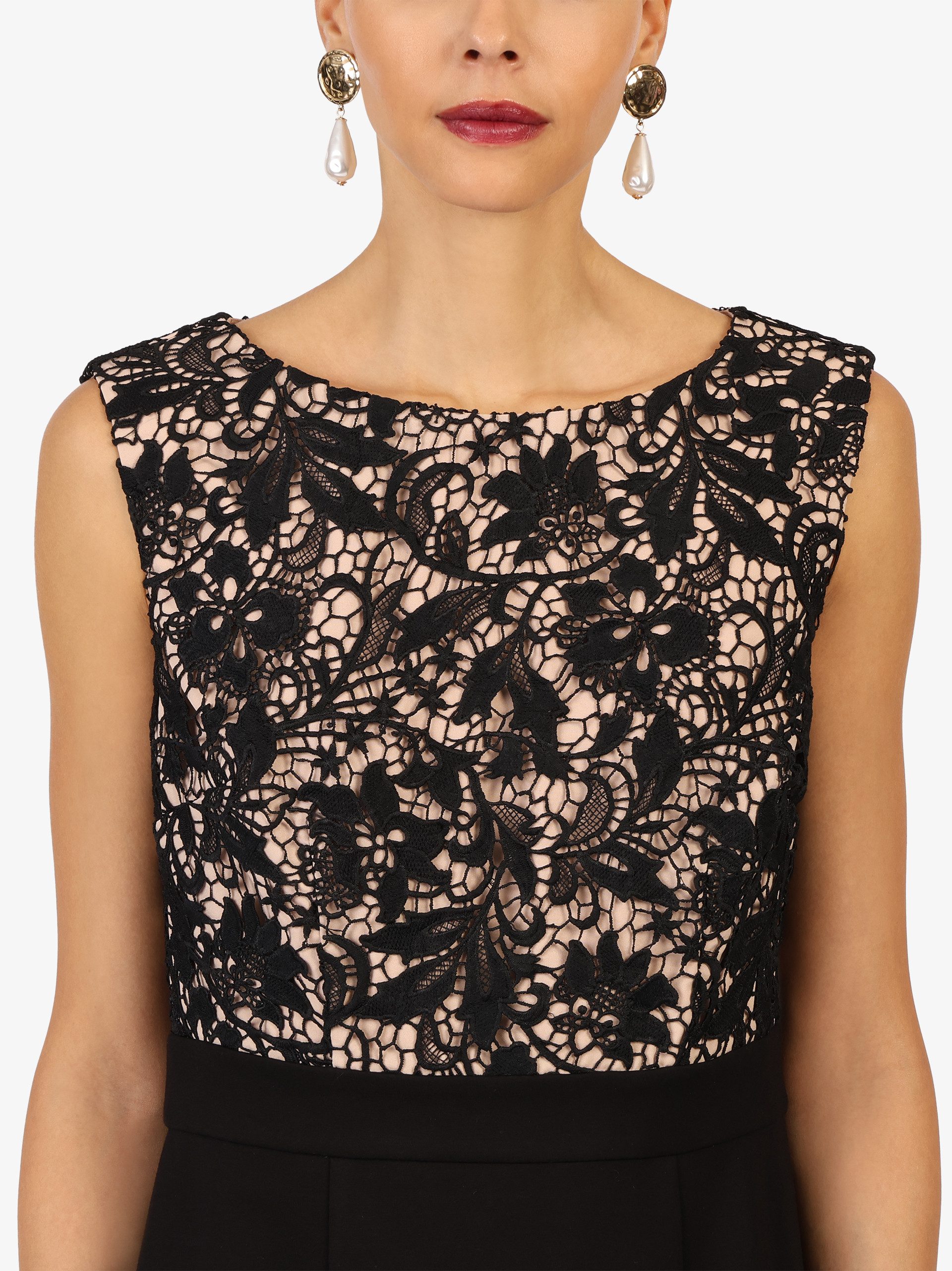 Kraimod Cocktailkleid mit floraler Spitzenoptik – Bild 4 von 5
