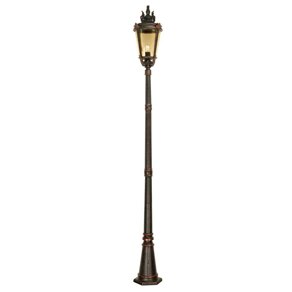 Elstead LIGHTING Außen-Stehlampe, Leuchtmittel nicht inklusive, Außenleuchte Kandelaber Stehleuchte Gartenlampe Wegeleuchte Bronze
