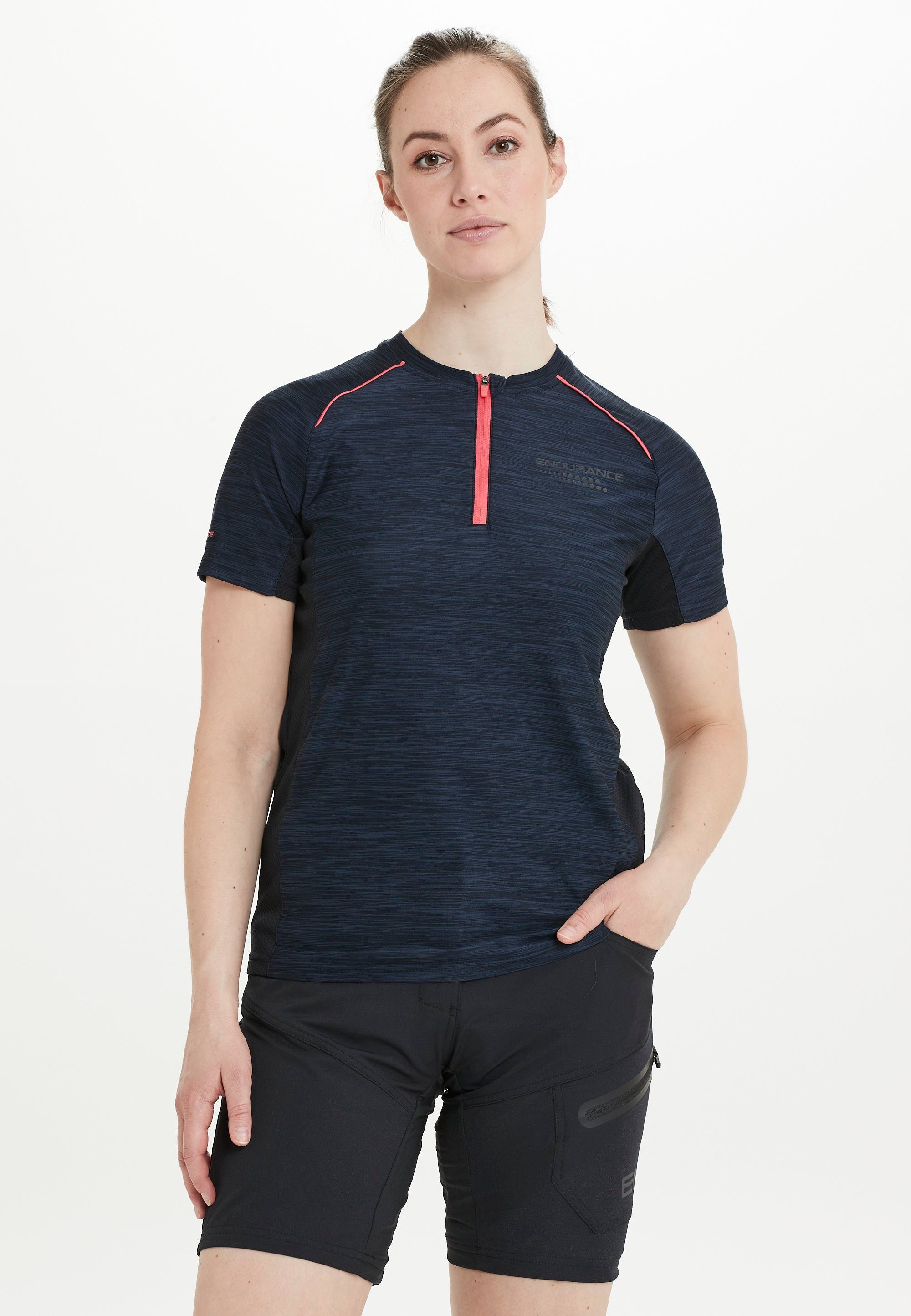 ENDURANCE Funktionsshirt Weni (1-tlg) mit dunkelblau Details hochwertigen