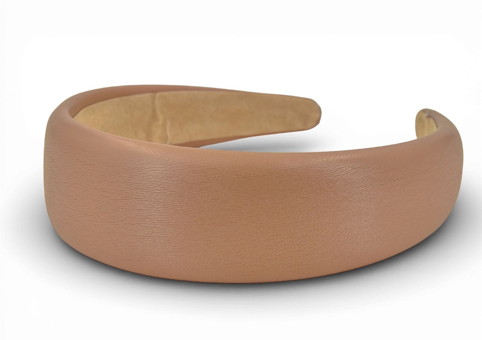 styleBREAKER Haarband, 1-tlg., Haarreif Kunstleder Optik Breit