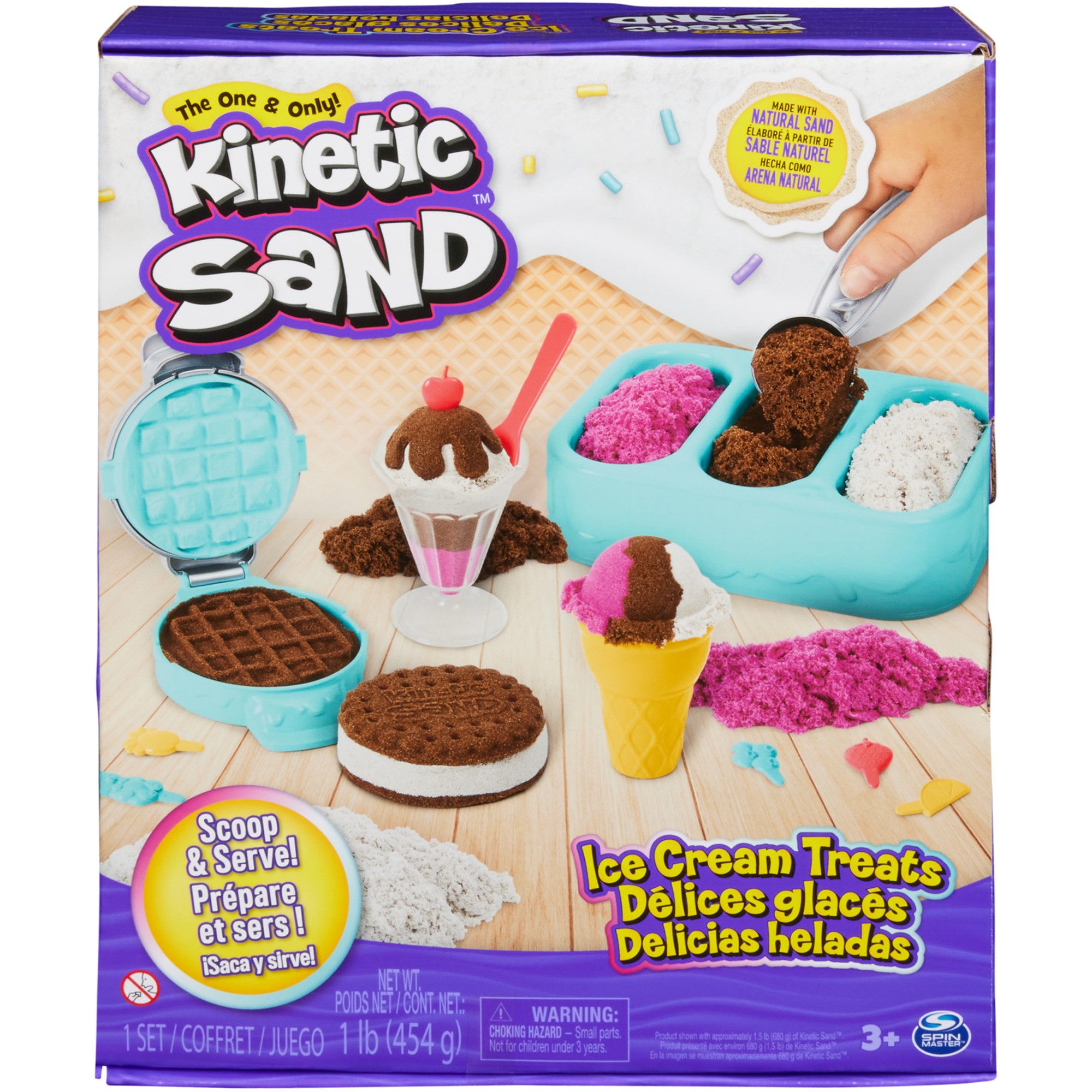 Spin Master Spielsand Spin Master Kinetic Sand - Eiscreme Set