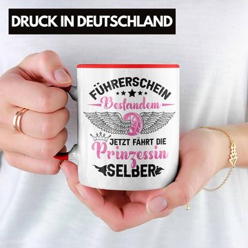 Trendation Tasse Führerschein Bestanden Tasse Geschenk Frauen Mädchen Prinzessin Gesch