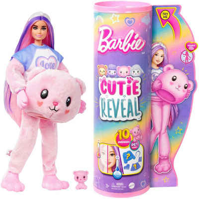 Barbie Anziehpuppe Cutie Reveal, Kuschelweich Serie - Teddybär