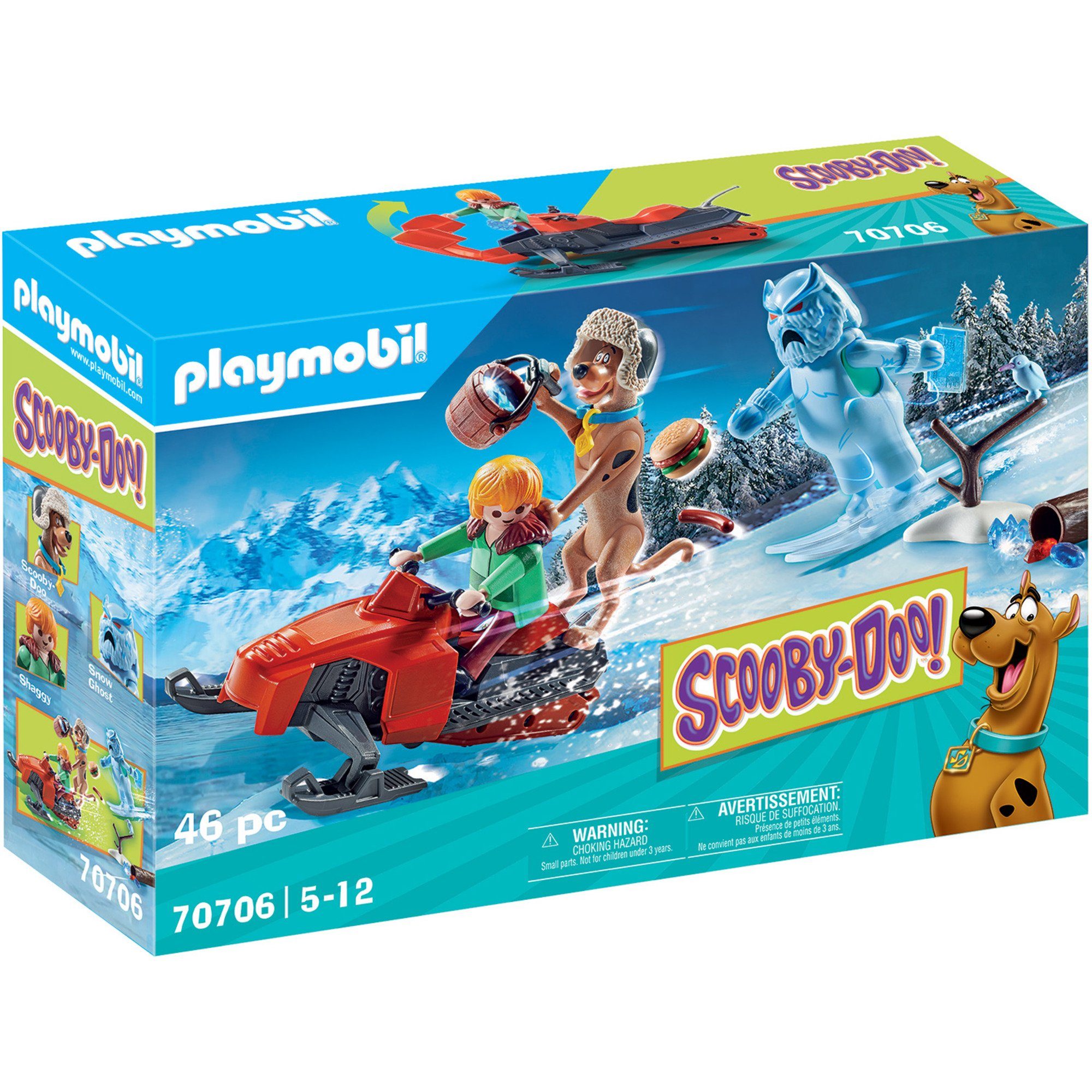 Playmobil® Konstruktionsspielsteine SCOOBY-DOO! Abenteuer mit Snow Ghost