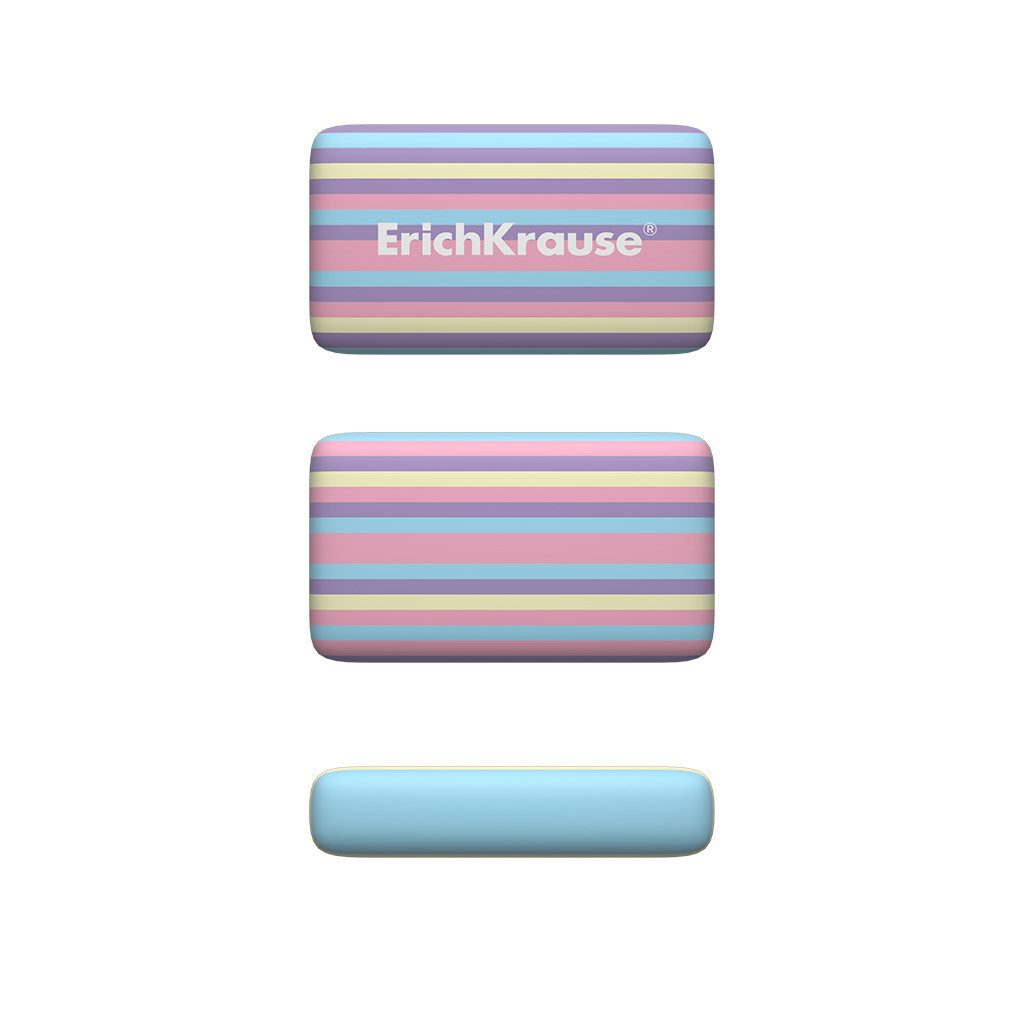 Erich Krause Radiergummi, Radiergummi weich 4,4 x 2,5 x 1 cm Pastellfarben 1 Stück