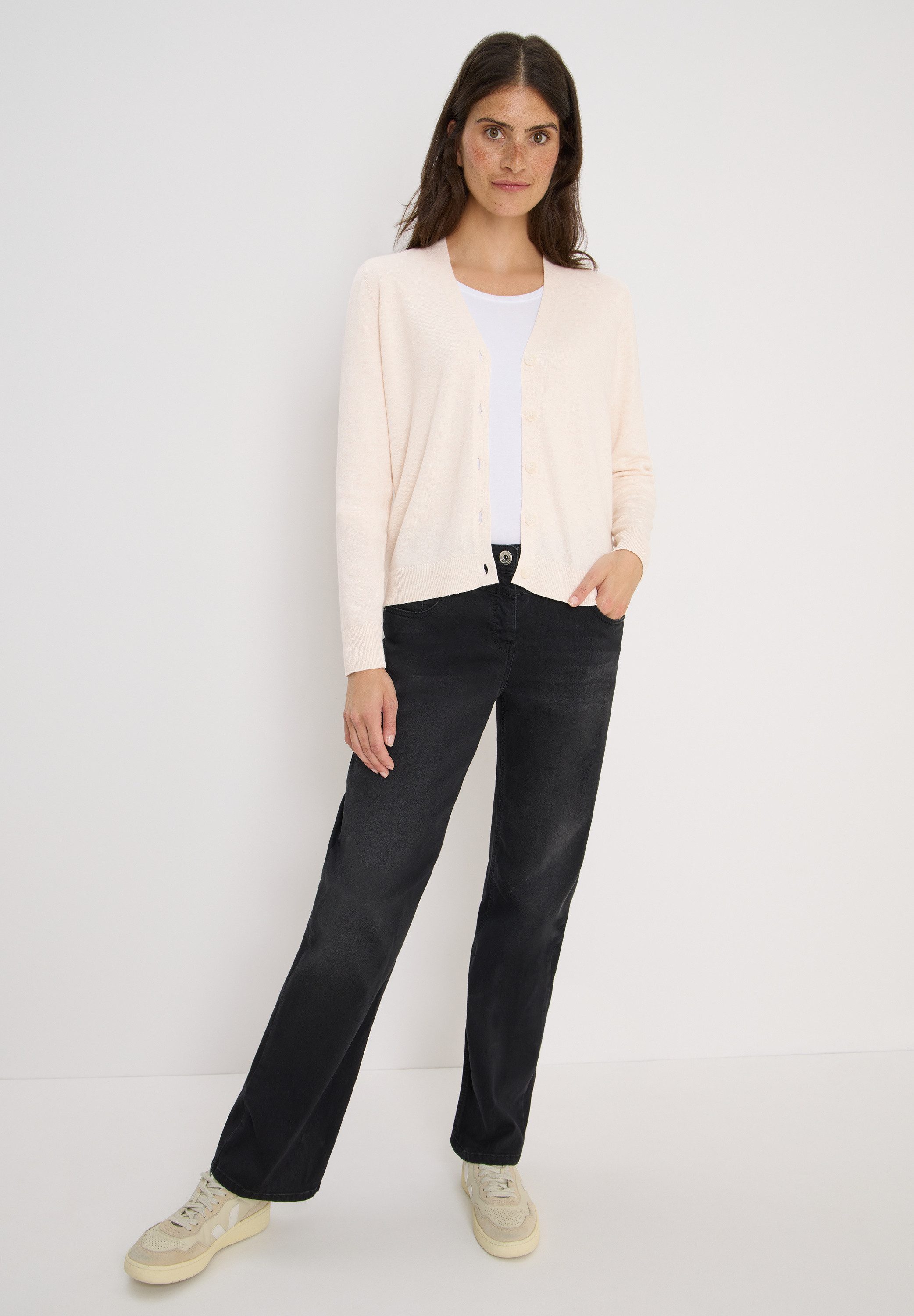 CECIL Cardigan aus Baumwolle mit Stretchanteil