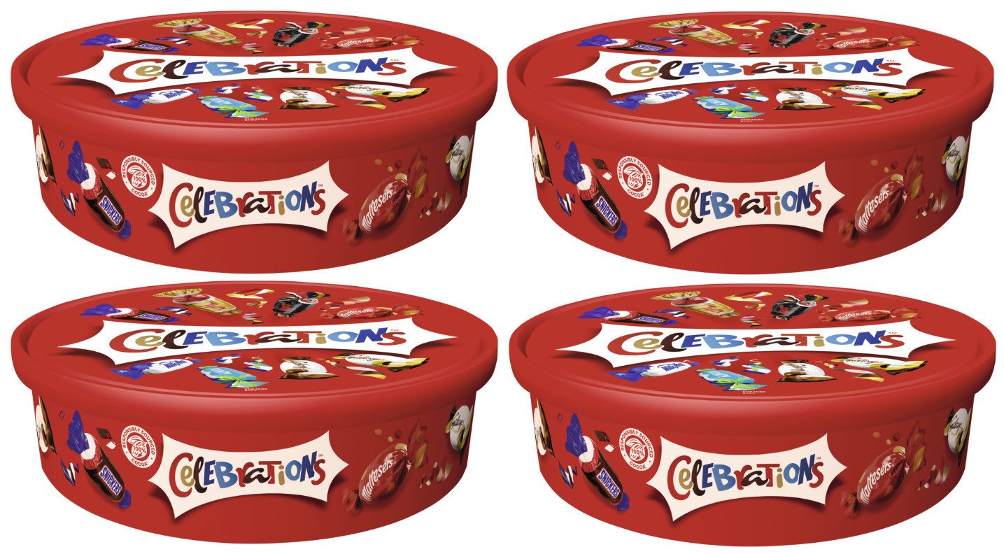 Mars Süßigkeit Celebrations XXL Dose 4x550g
