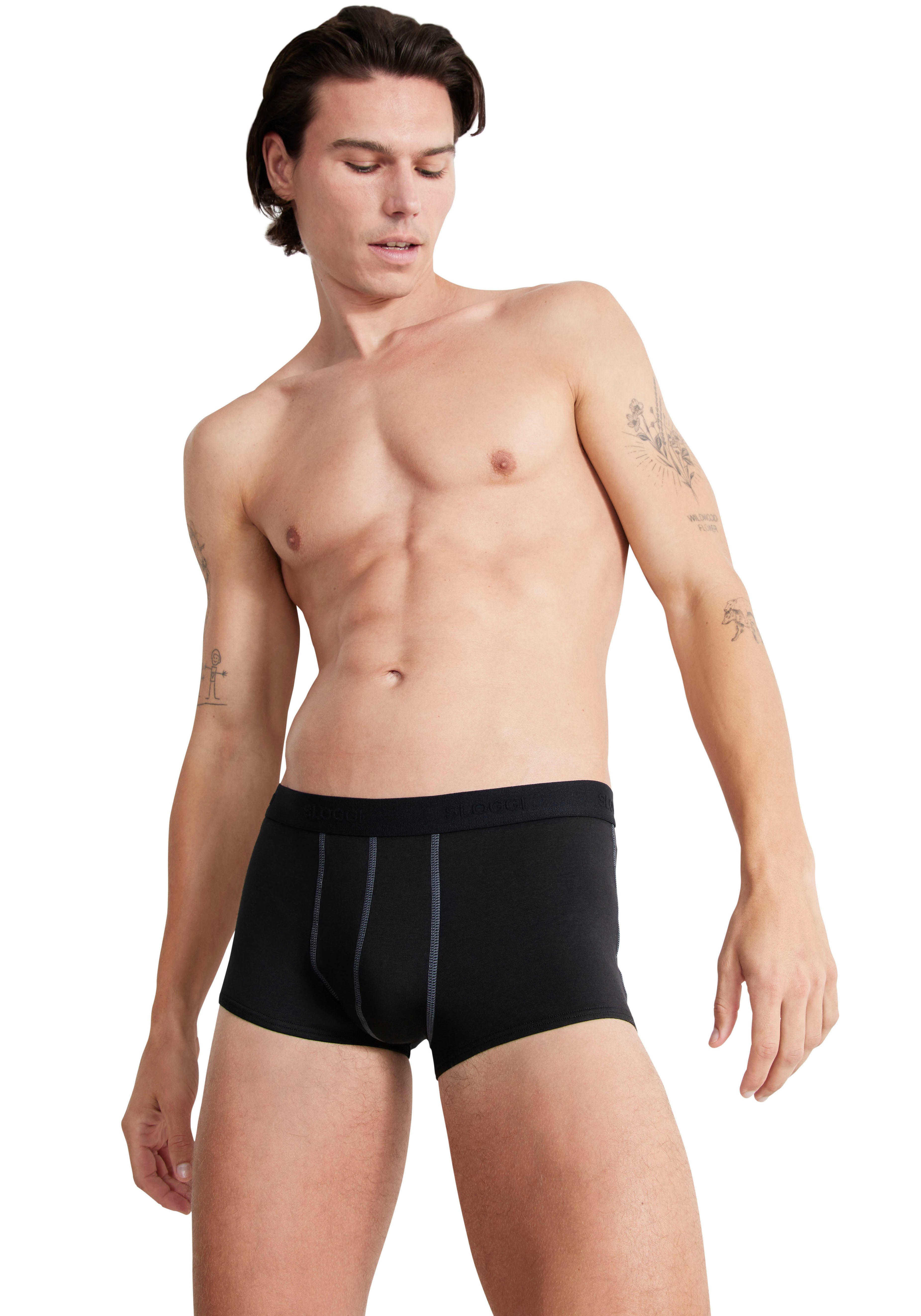 sloggi Hipster Men 24/7 (2er Pack) weich, atmungsaktiv, Baumwollmix, Softbund, blickdicht, elastisch