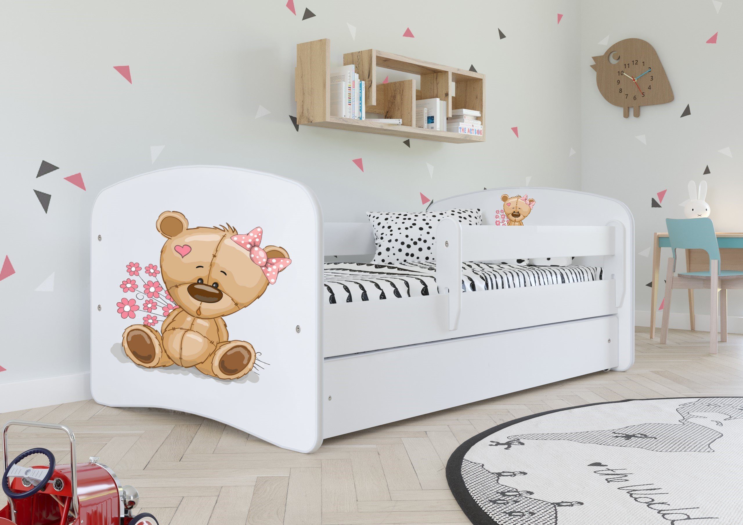 Bjird Kinderbett Babydream 180x80 cm 160x80 cm 140x70 cm (optional mit Matr günstig online kaufen