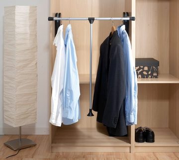 WENKO Kleiderstange, Garderobenlift, schwenkbar, für Schrankinnenmaße 87 bis 130 cm Breite