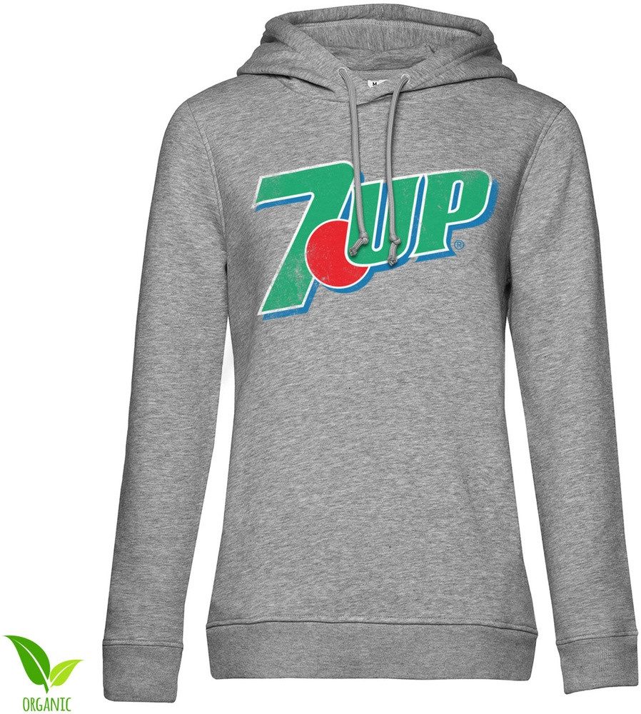 7Up Hoodie 80s Washed Logo Girly Hoodie