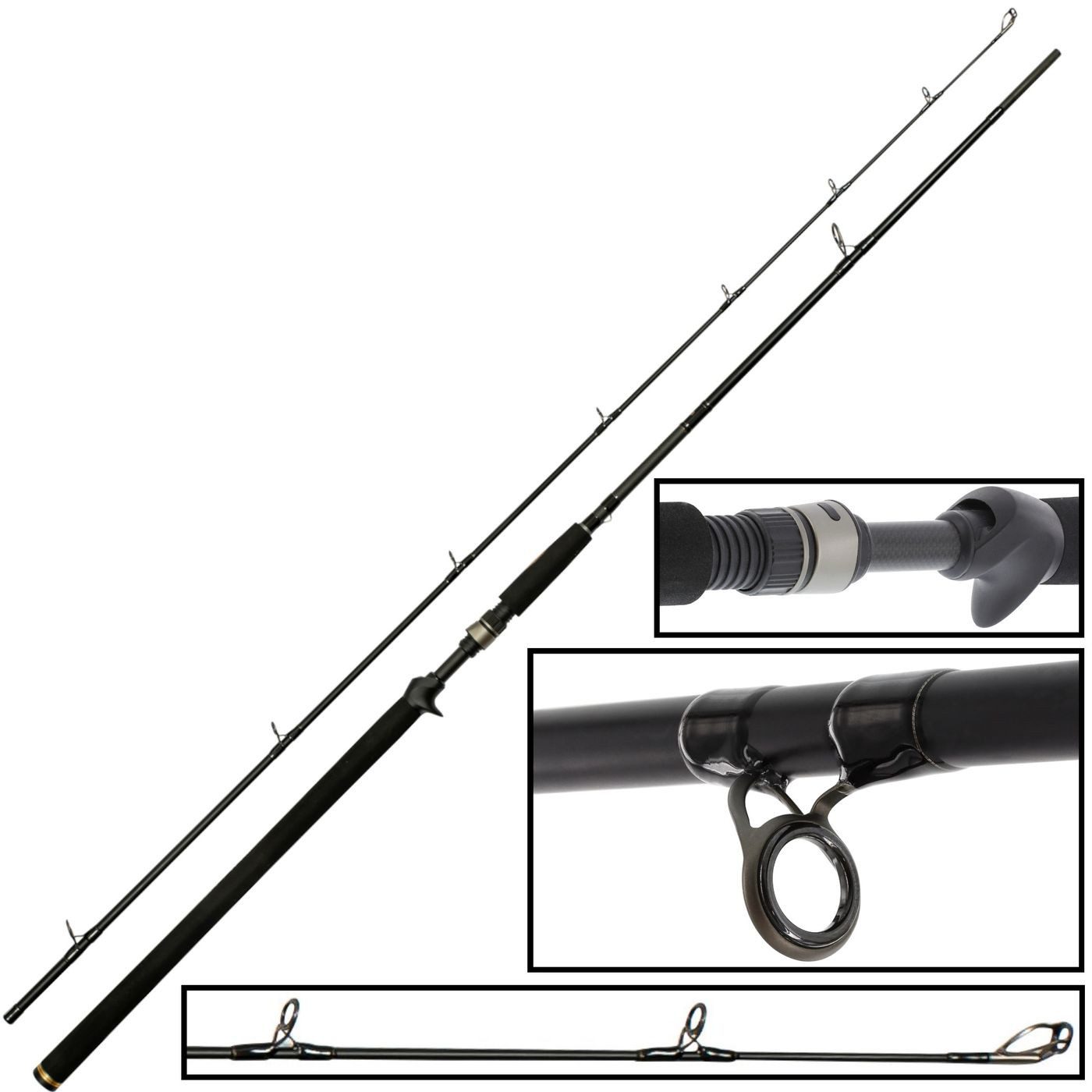 Baitcasterrute W3 XXXH Powercast-T 2ND 233cm 60-150g - Baitcaster Rute