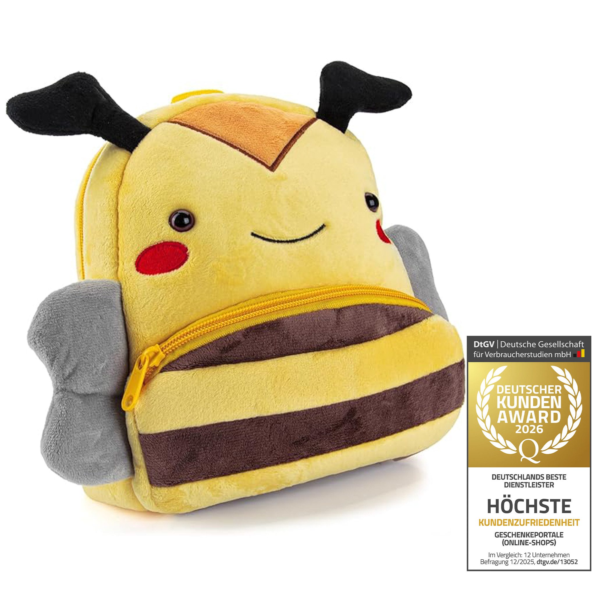 all Kids United Kinderrucksack ALL KIDS UNITED Kinder Rucksack Tiermotiv – Wasserdichter Rucksack (Tier-Rucksack, 2 - 6 Jahre), Wasserfest, Ergonomisch, Leichtgewichtig