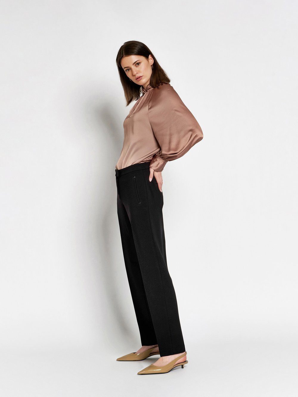 ROSNER Stretch-Hose Alisa_317 mit Bügelfalten günstig online kaufen
