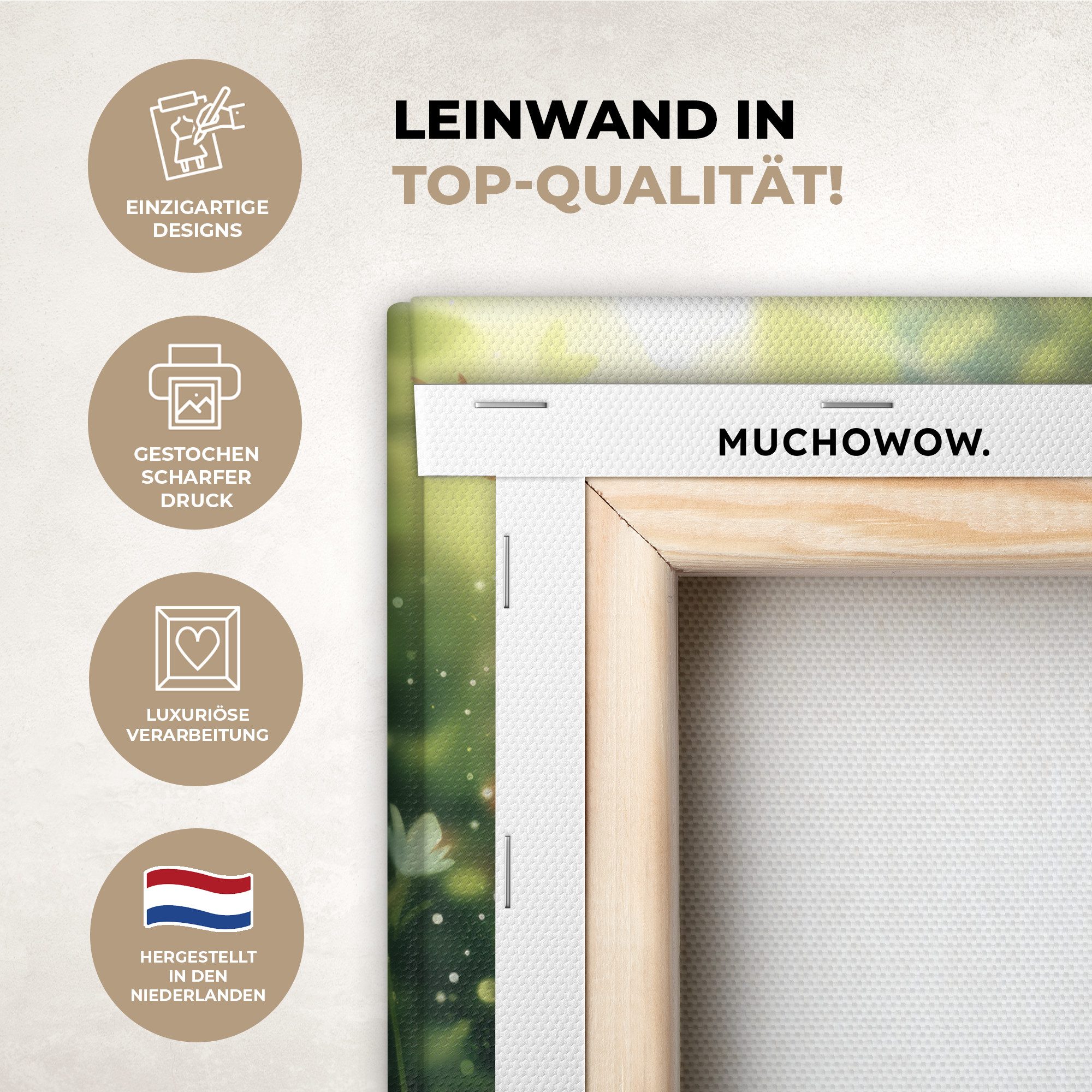 OneMillionCanvasses® Leinwandbild Kaninchen - Tiere - günstig online kaufen