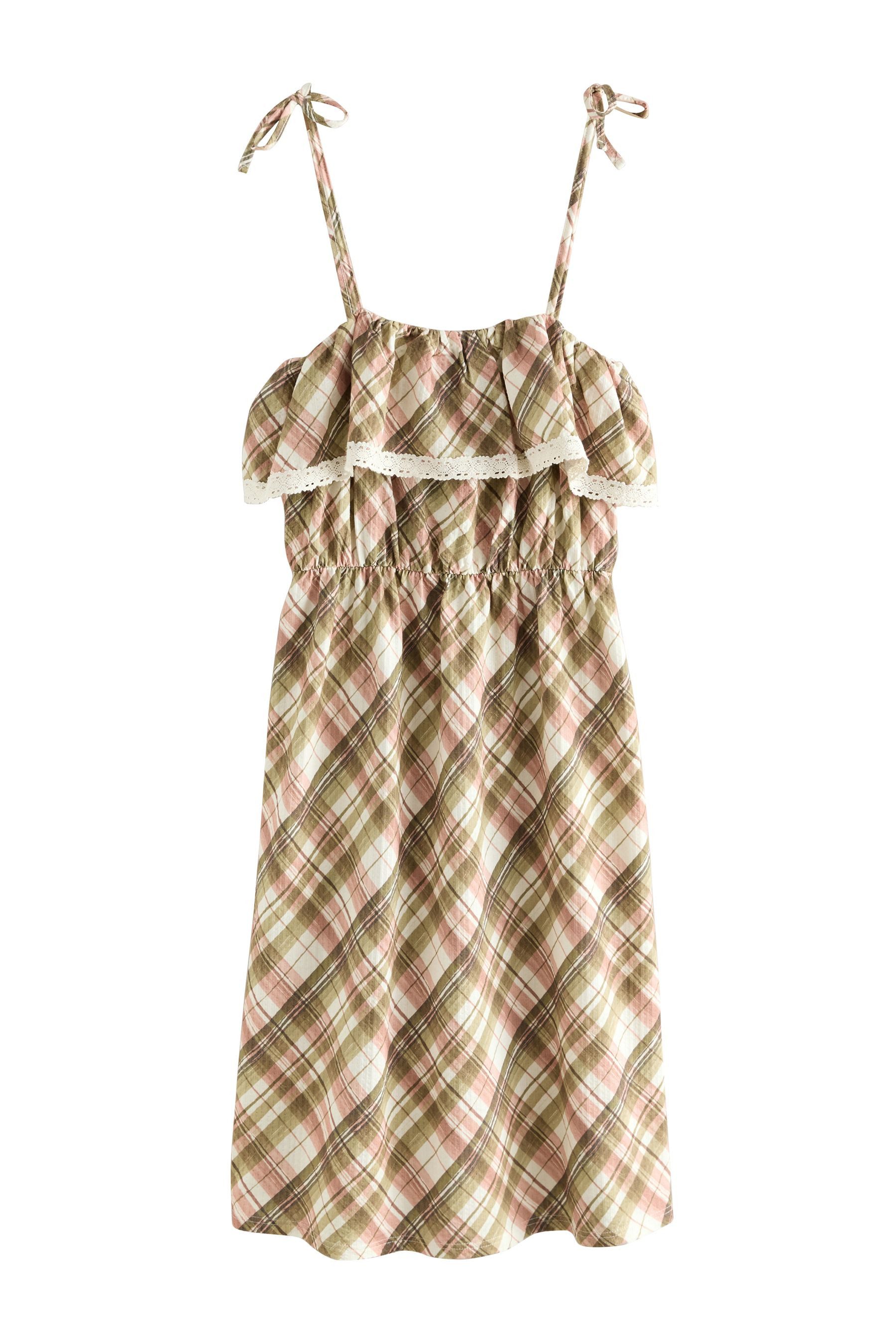 Next Midikleid Jersey-Midikleid ohne Träger mit Rüschen (1-tlg) günstig online kaufen