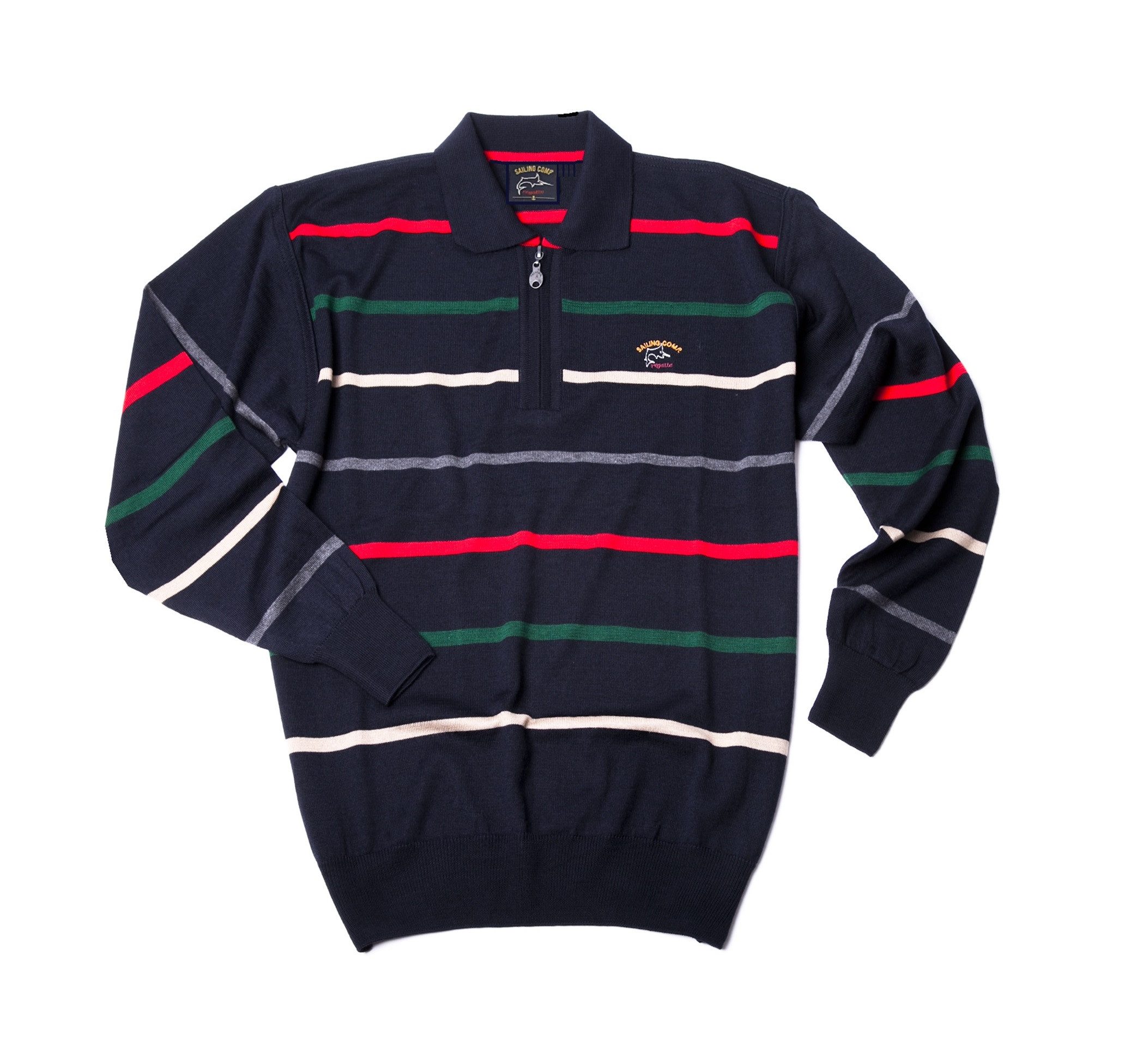 Sailing Comp. Strickpullover Sailing Comp Pullover mit Reisverschluss, mari günstig online kaufen