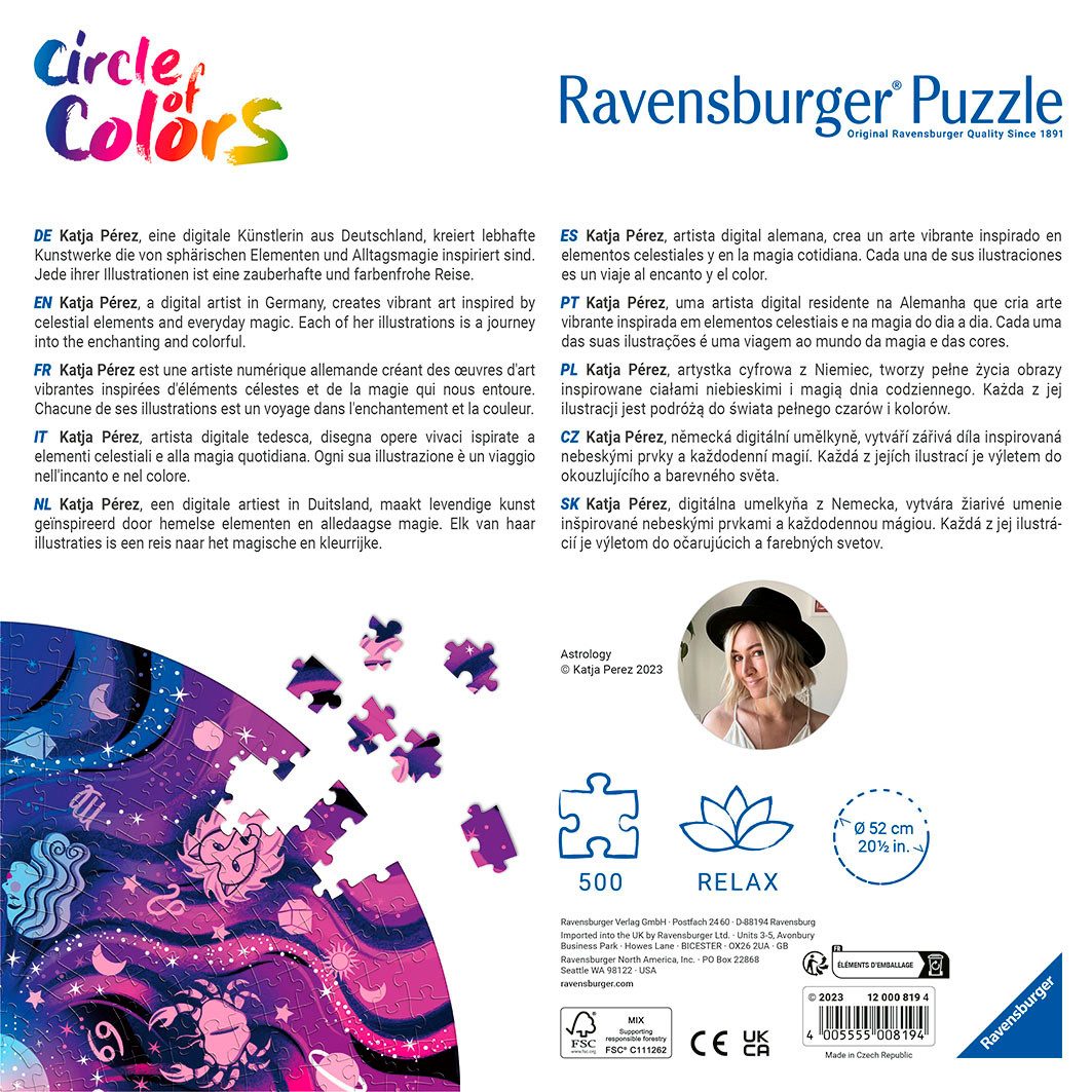 Ravensburger Puzzle Astrology, 500 Puzzleteile, Made günstig online kaufen