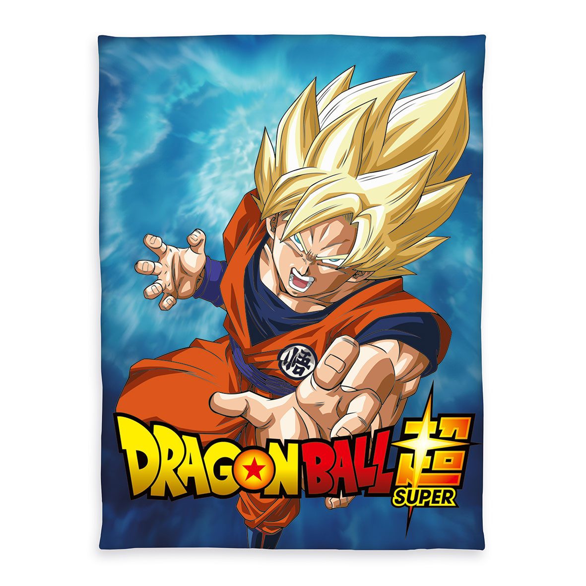 Wolldecke / Dragonball / Tagesdecke / 150x200cm, Brilliant, 100% Polyester