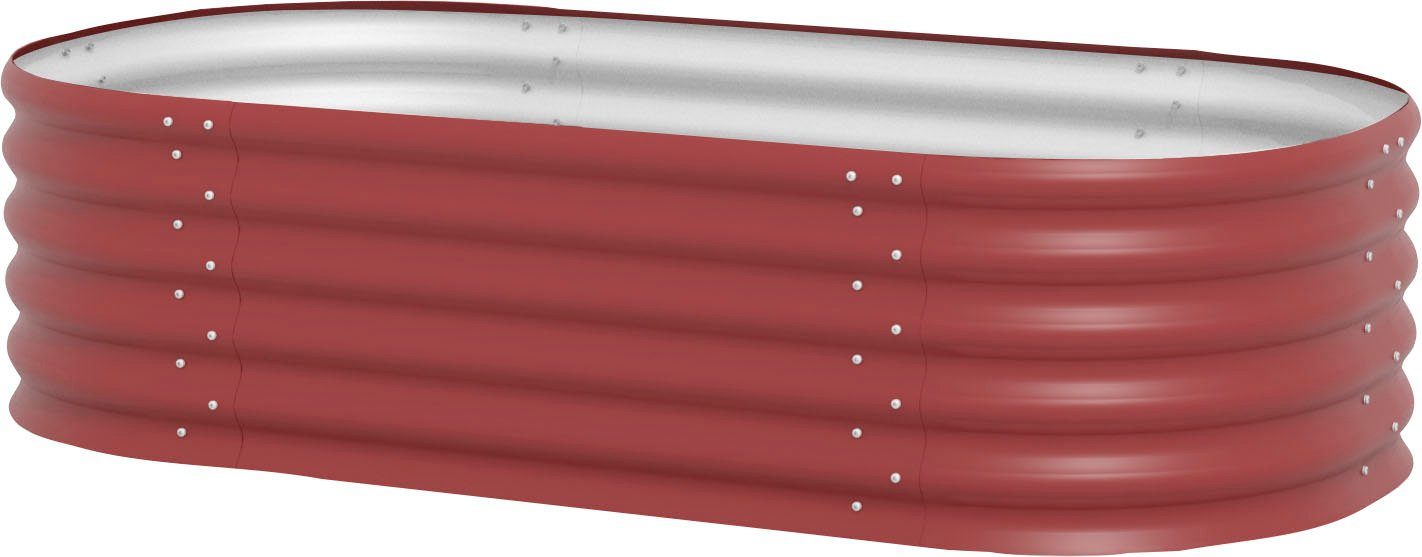 Vitavia Hochbeet Terra 401, BxTxH: 82x162x40 cm, rubin