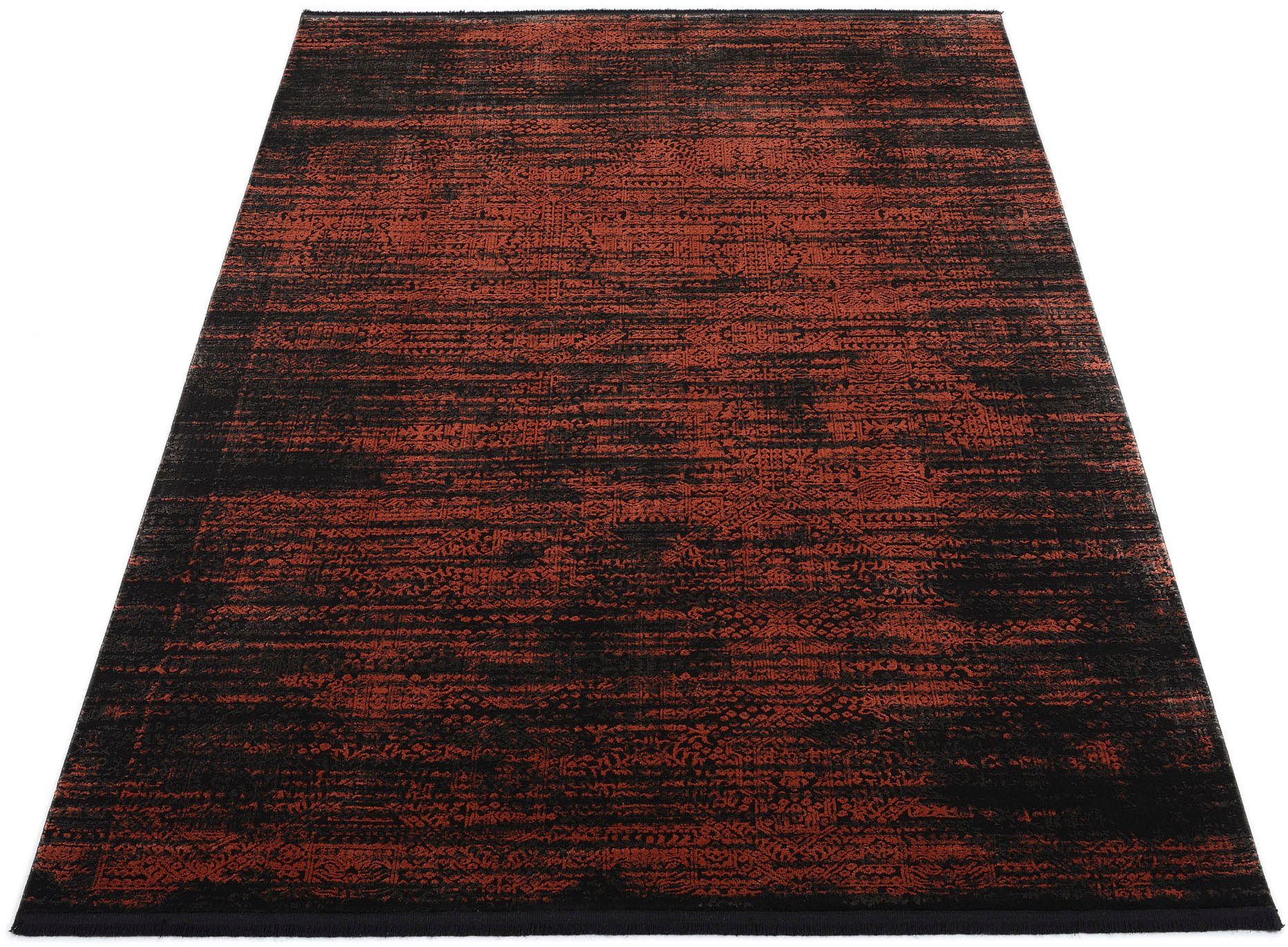 OCI DIE TEPPICHMARKE Teppich BRILLIANT Art Deco, rechteckig, Höhe: 8 mm, Wohnzimmer 3 D Hoch Tief Optik, weicher Teppich