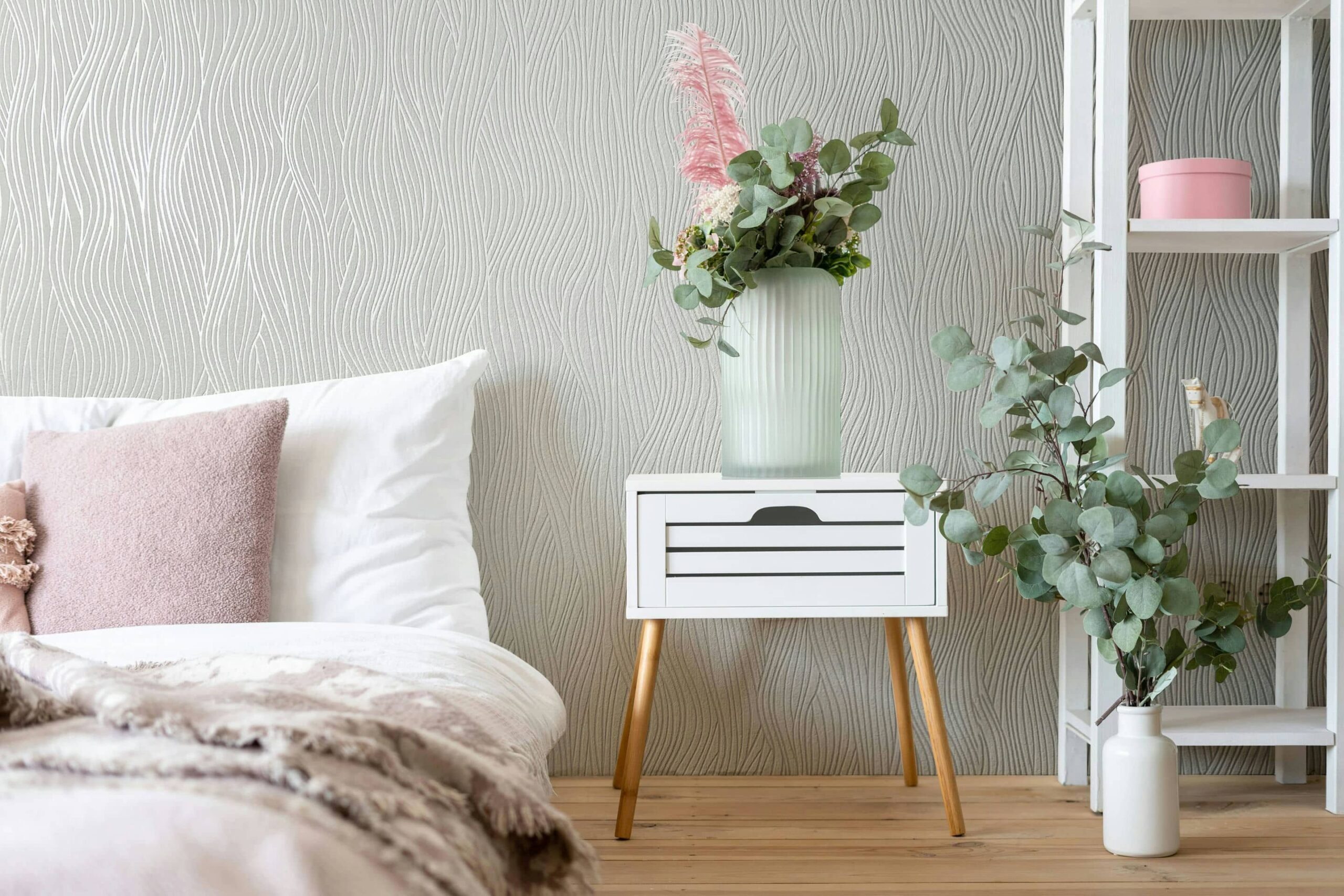 Marburg Vliestapete Serene Stripes, Streifen, moderne Tapete für Wohnzimmer Schlafzimmer Küche