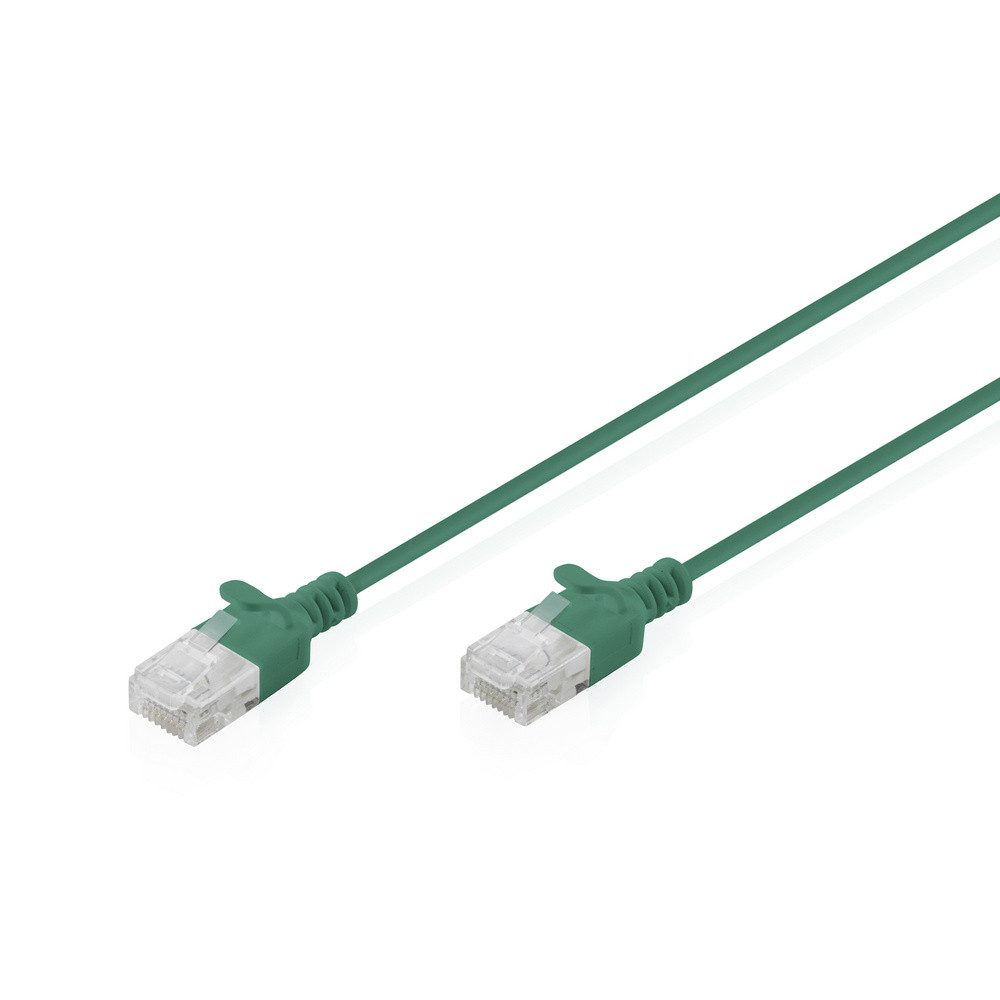 Digitus Digitus DK-1618-030S-G RJ45 Patchkabel CAT 6 U/UTP 3 m Grün 1 St. Netzkabel, (300.00 cm)