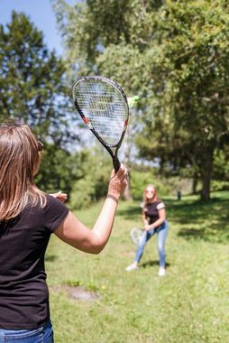 Sunflex Speed-Badmintonschläger Speed Badminton Sonic, (Set, 5-tlg., mit Bällen, mit Schlägerhülle, mit Tasche)