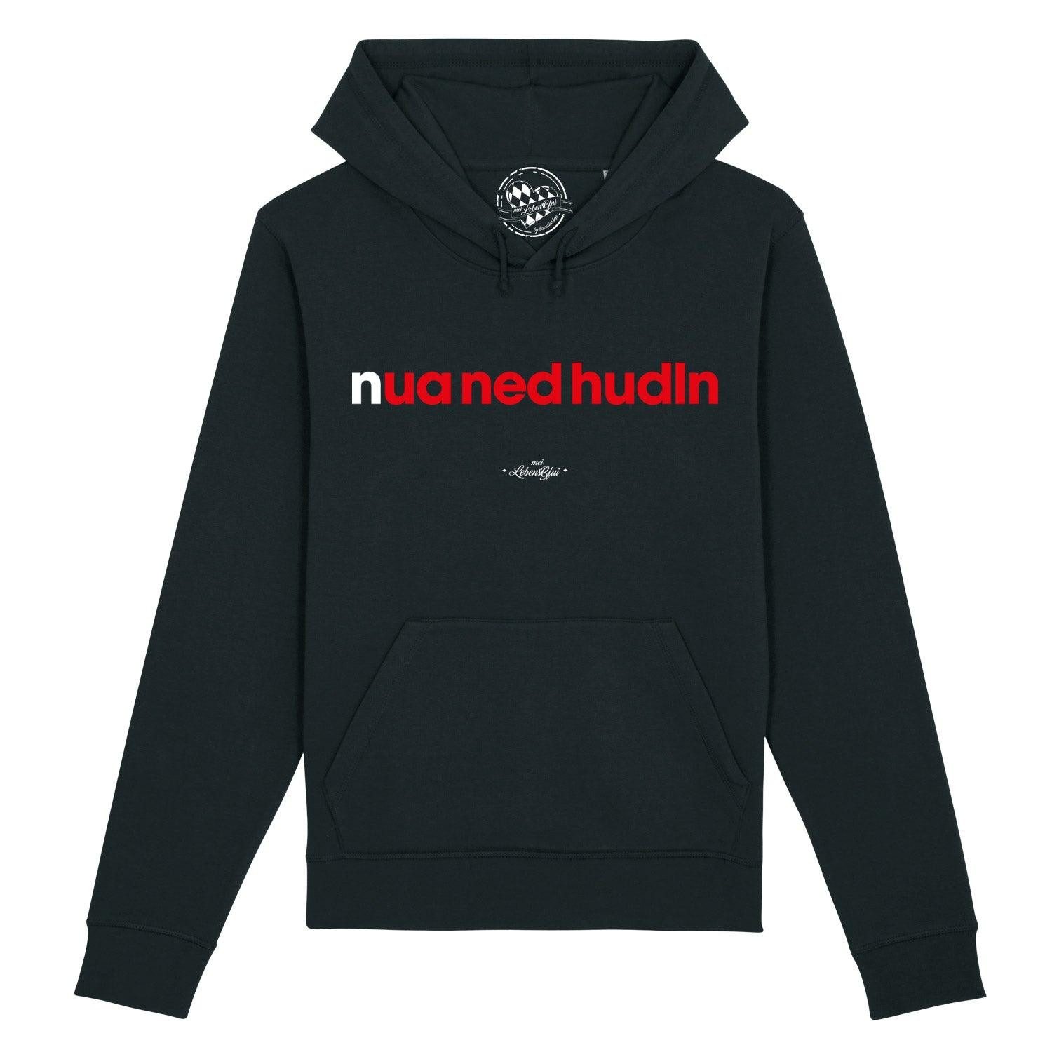 Bavariashop Hoodie Herren Hoodie "Nua ned hudln günstig online kaufen