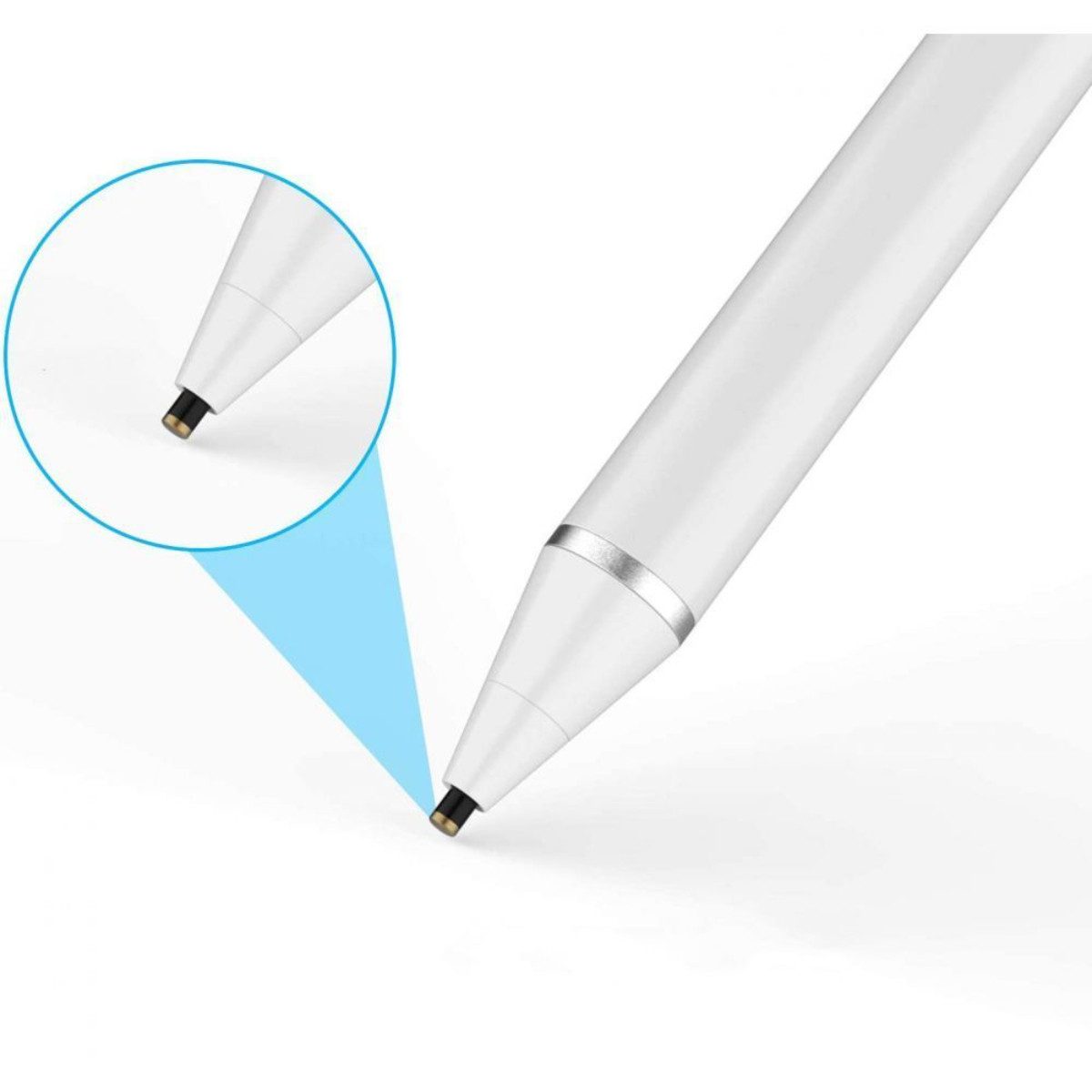 TECH PROTECT Eingabestift Active Stylus (2-teiliges Set (Stylus Pen und Micro-USB-Kabel) Präziser Eingabestift mit Akku und LED-Anzeige