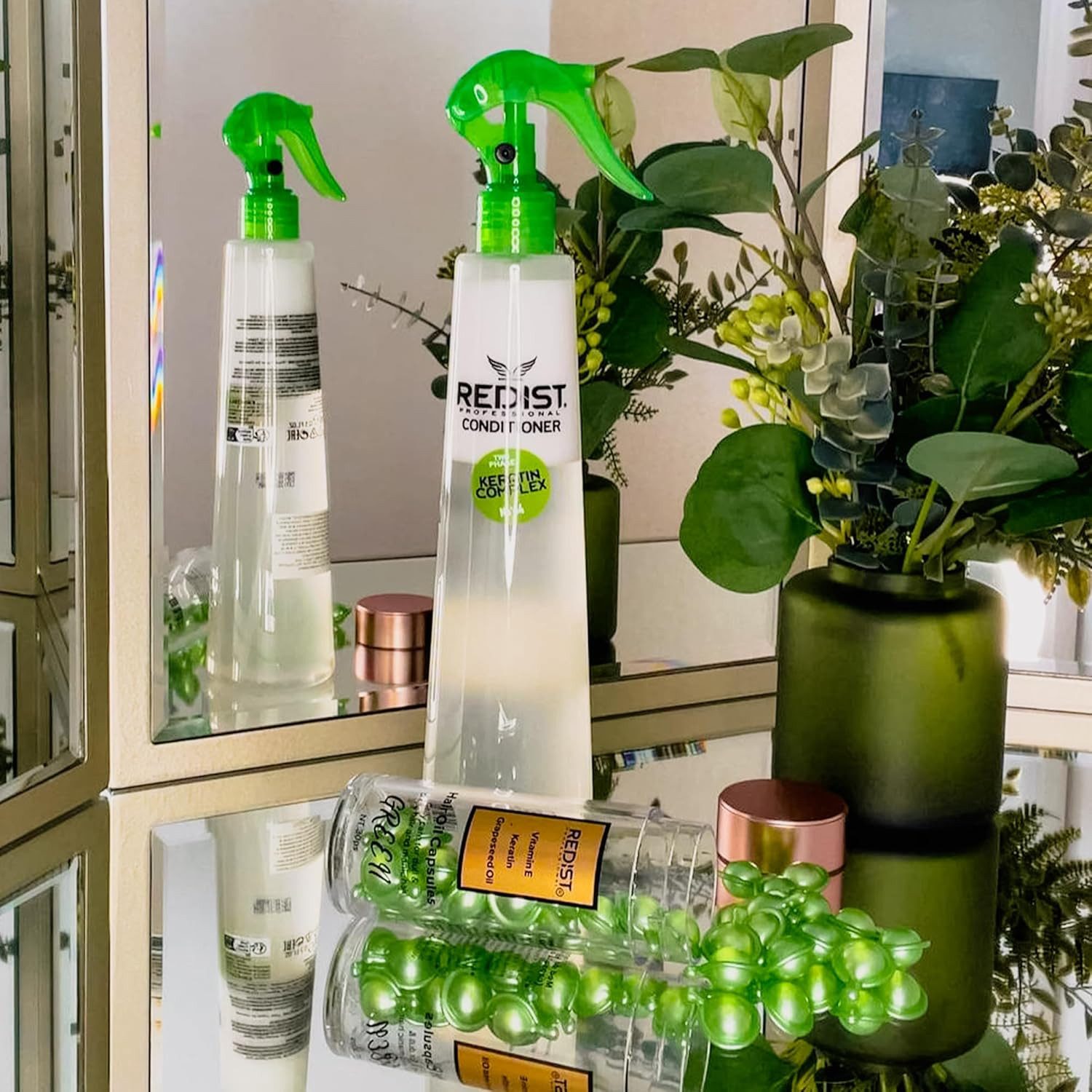 Redist Leave-in Pflege 2Phase Hair Conditioner 400ml Keratin Complex