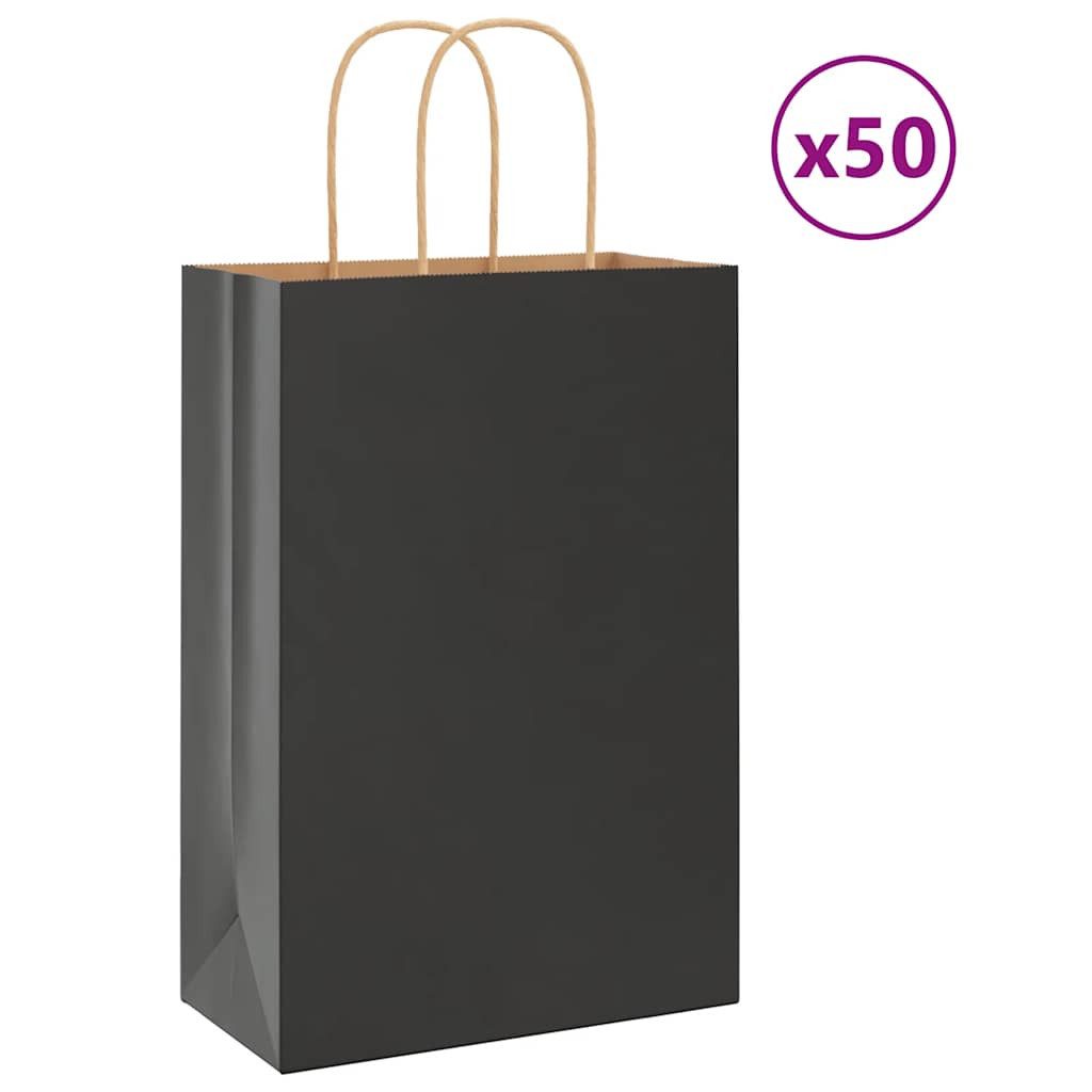 vidaXL Tragetasche, Papiertragetaschen 50 Stk. mit günstig online kaufen