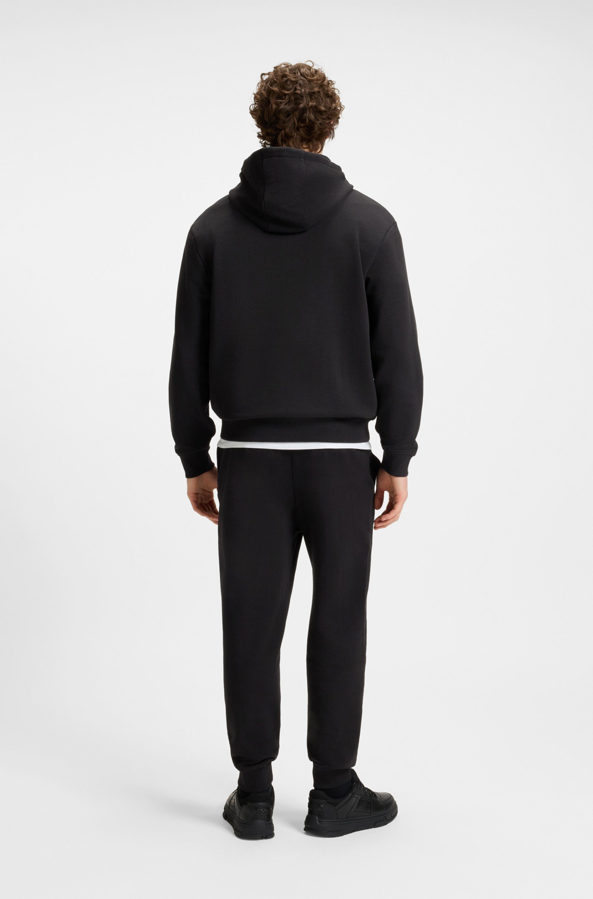 HUGO Jogginganzug DapoDayote (Set, 2-tlg), Zweiteiliger Trainingsanzug Relaxed Fit, Kapuze mit Kordelzug