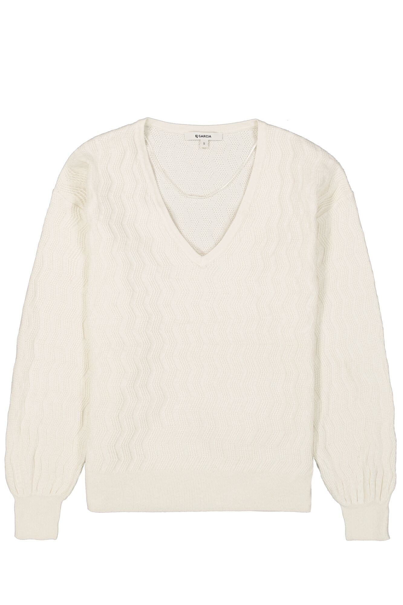 Garcia Rundhalspullover Pullover