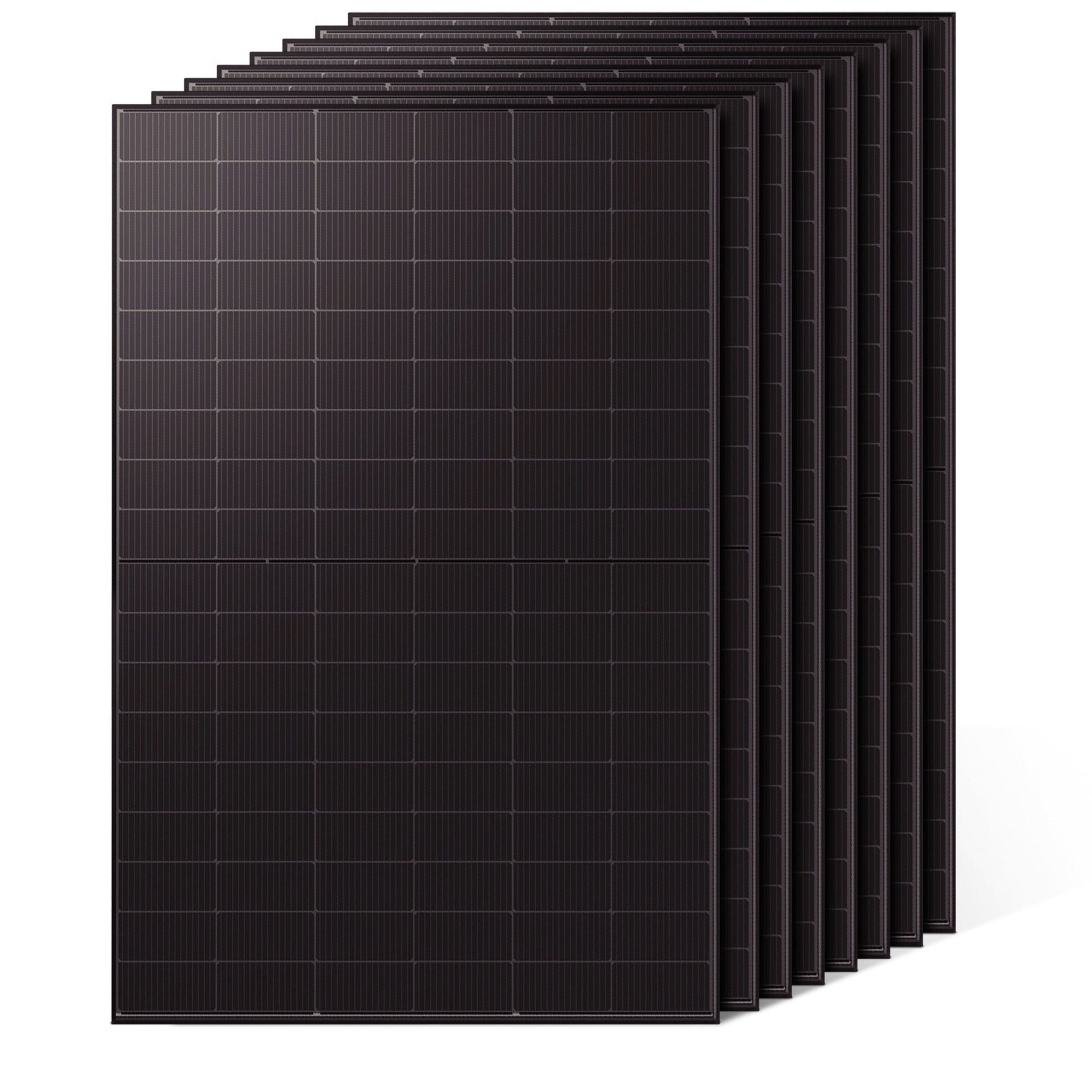 Kleines Kraftwerk Solarmodul, 4000 W, Monokristallin, (8-St., einzelne Solarmodule), 8x 500W