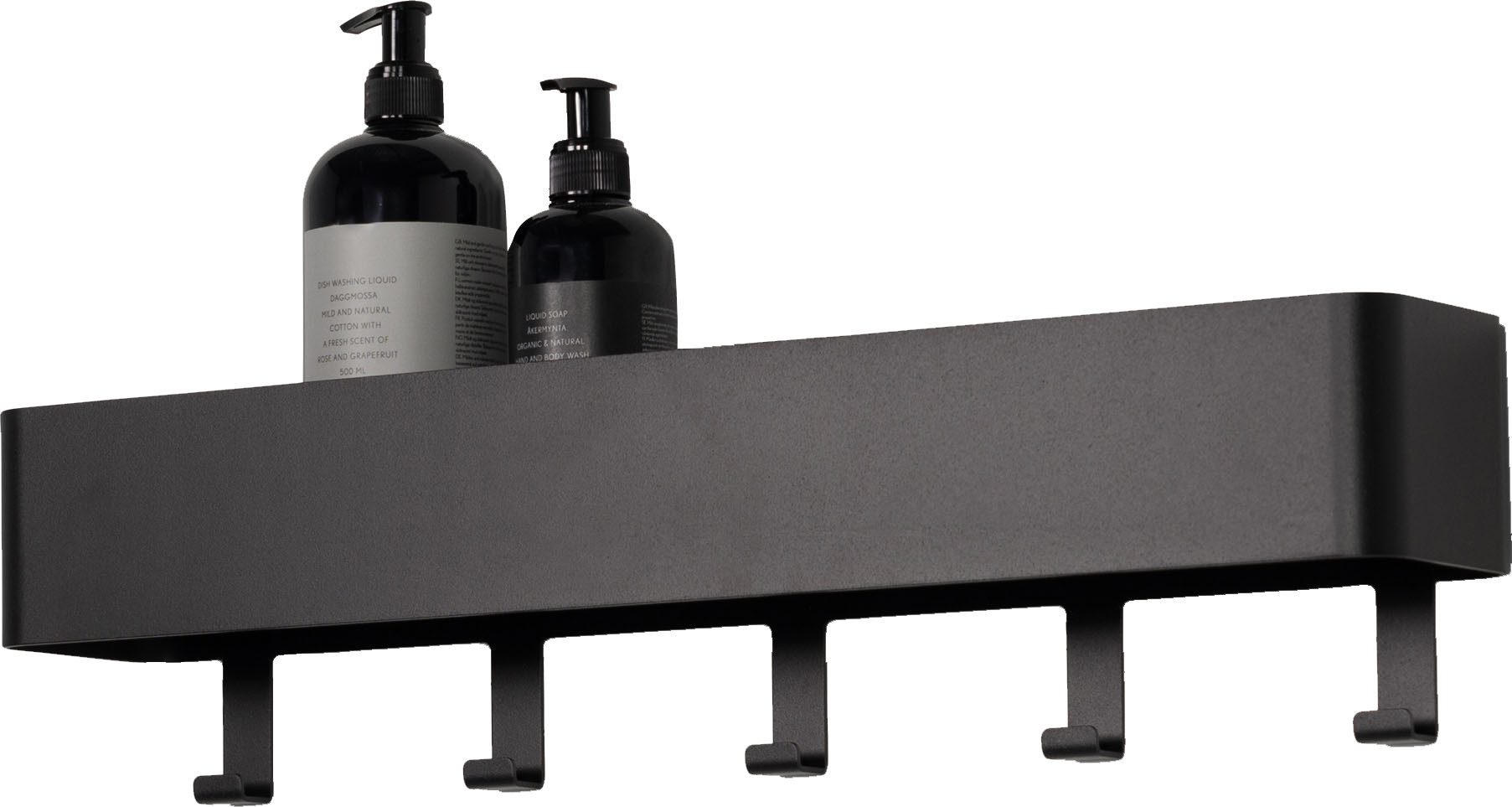 Spinder Design Garderobenhaken Multi 5 (1 St), 2-in-1 Wandregal + Garderobe