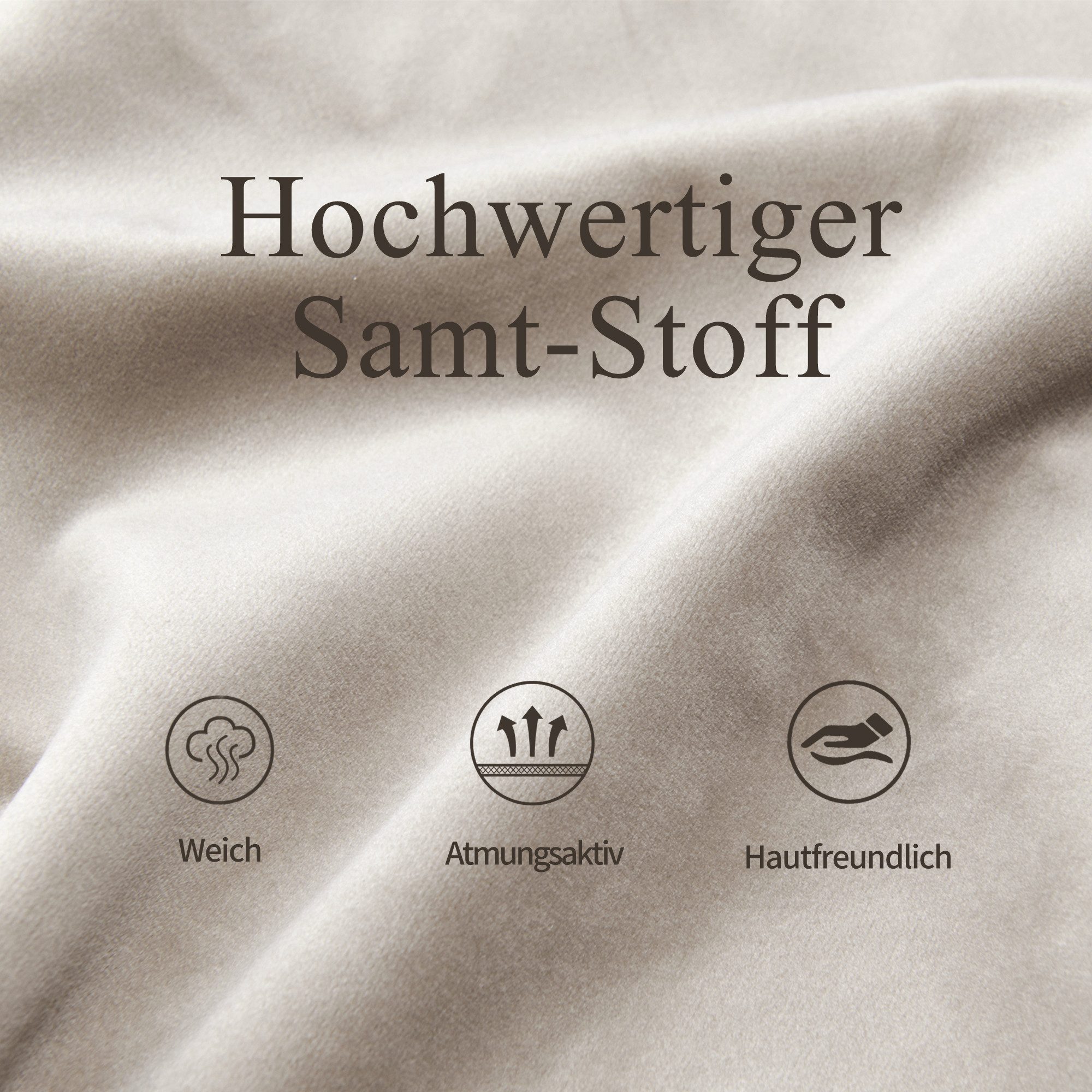 Duhome Esszimmerstuhl (8043-2), Küchenstuhl 2er Set, Wohnzimmerstuhl Polsterstuhl mit Metallbeine