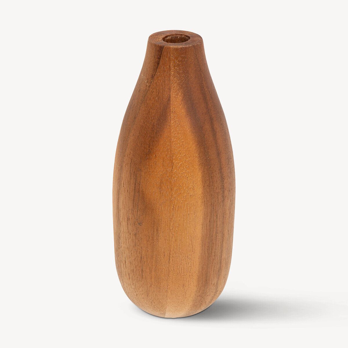 Atmosphera Créateur d'intérieur Dekovase Dekorative Vase aus Akazienholz SOLIFLORE (einzeln)