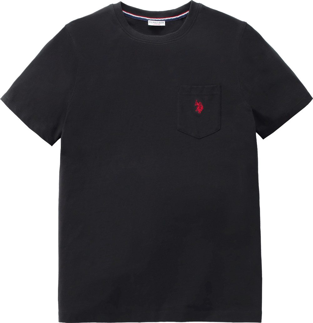 US Polo Assn. T-Shirt Reines Naturmaterial für Sport und Freizeit, Unisex Shirt