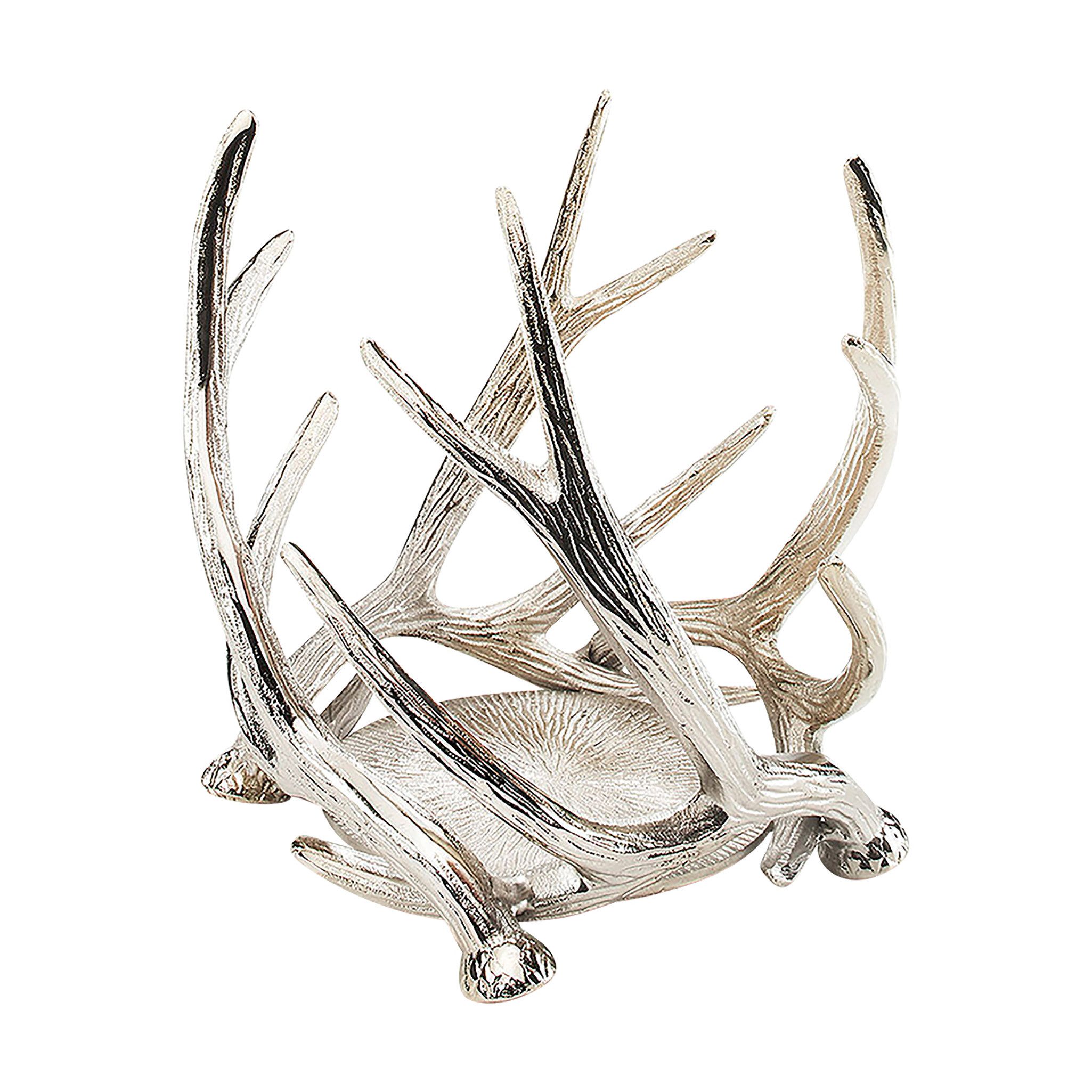 Kobolo Kerzenhalter Kerzenhalter GEWEIH aus Metall rund, Weihnachtsdeko Ker günstig online kaufen