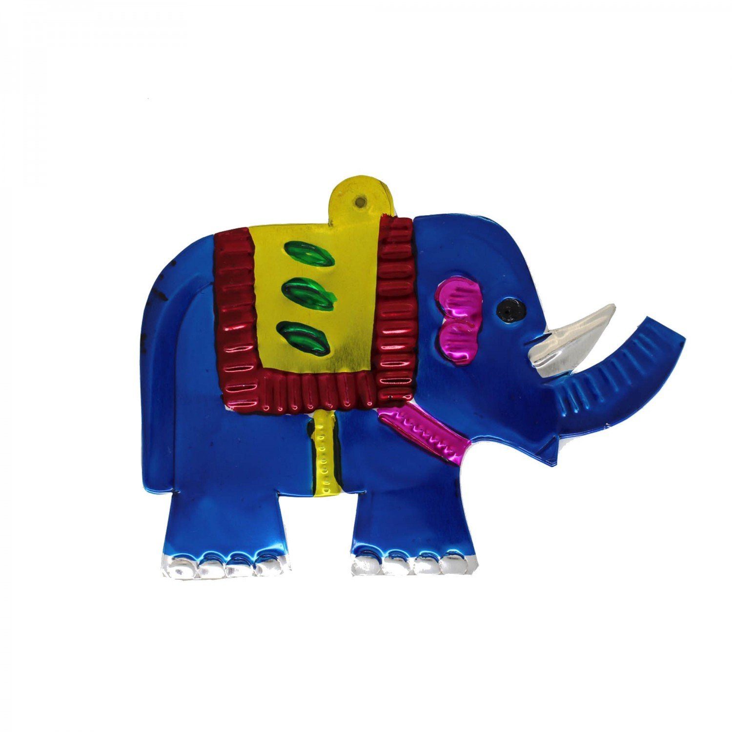 mitienda Wanddekoobjekt Wanddeko Elefant blau 11cm, Dekoanhänger