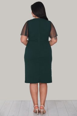 Modabout Abendkleid Damen Midikleid Sommerkleid für große Größen - NELB0588D5047ZMT (1-tlg)