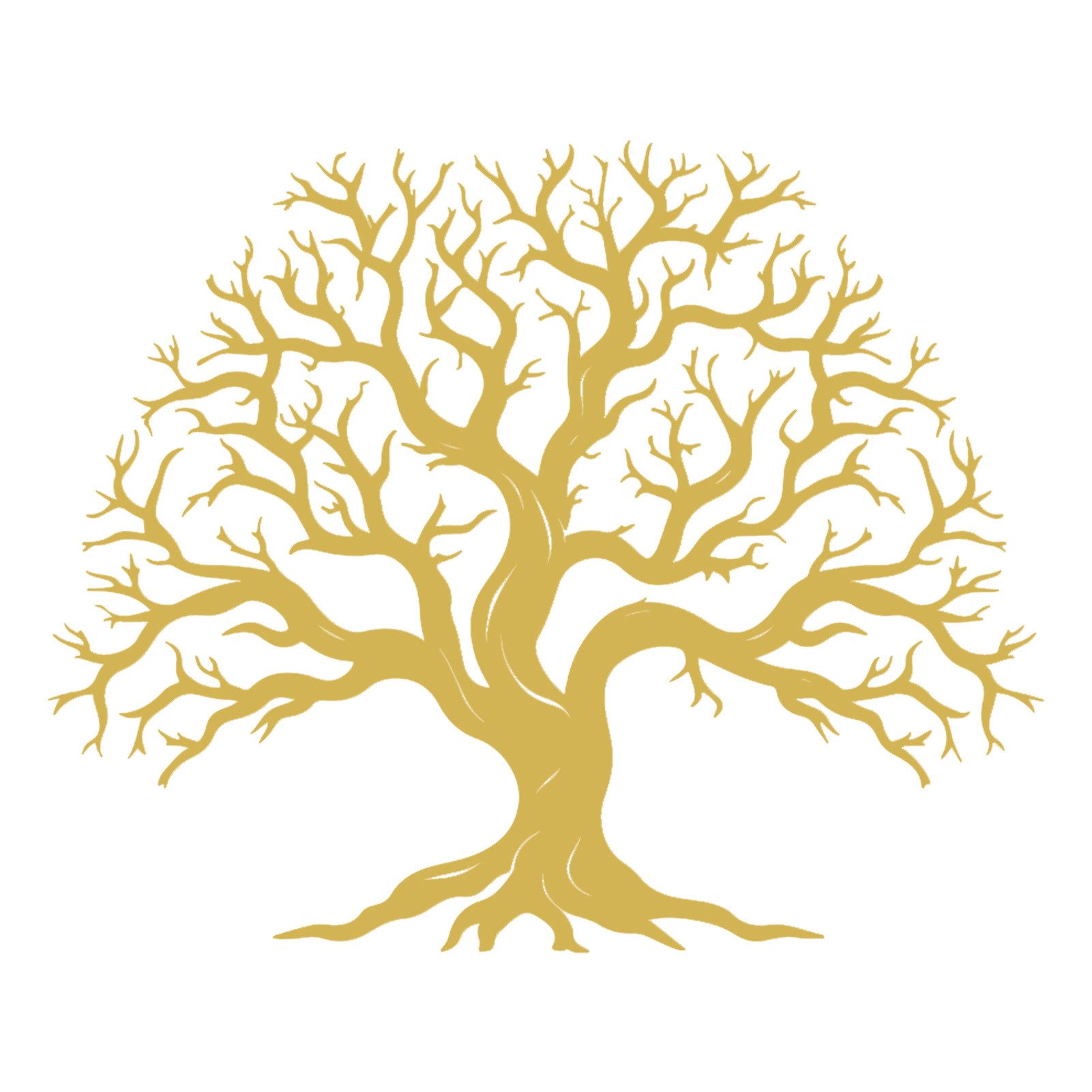 Jumpeak Wanddekoobjekt Großer Baum Metall Wanddekoration, günstig online kaufen